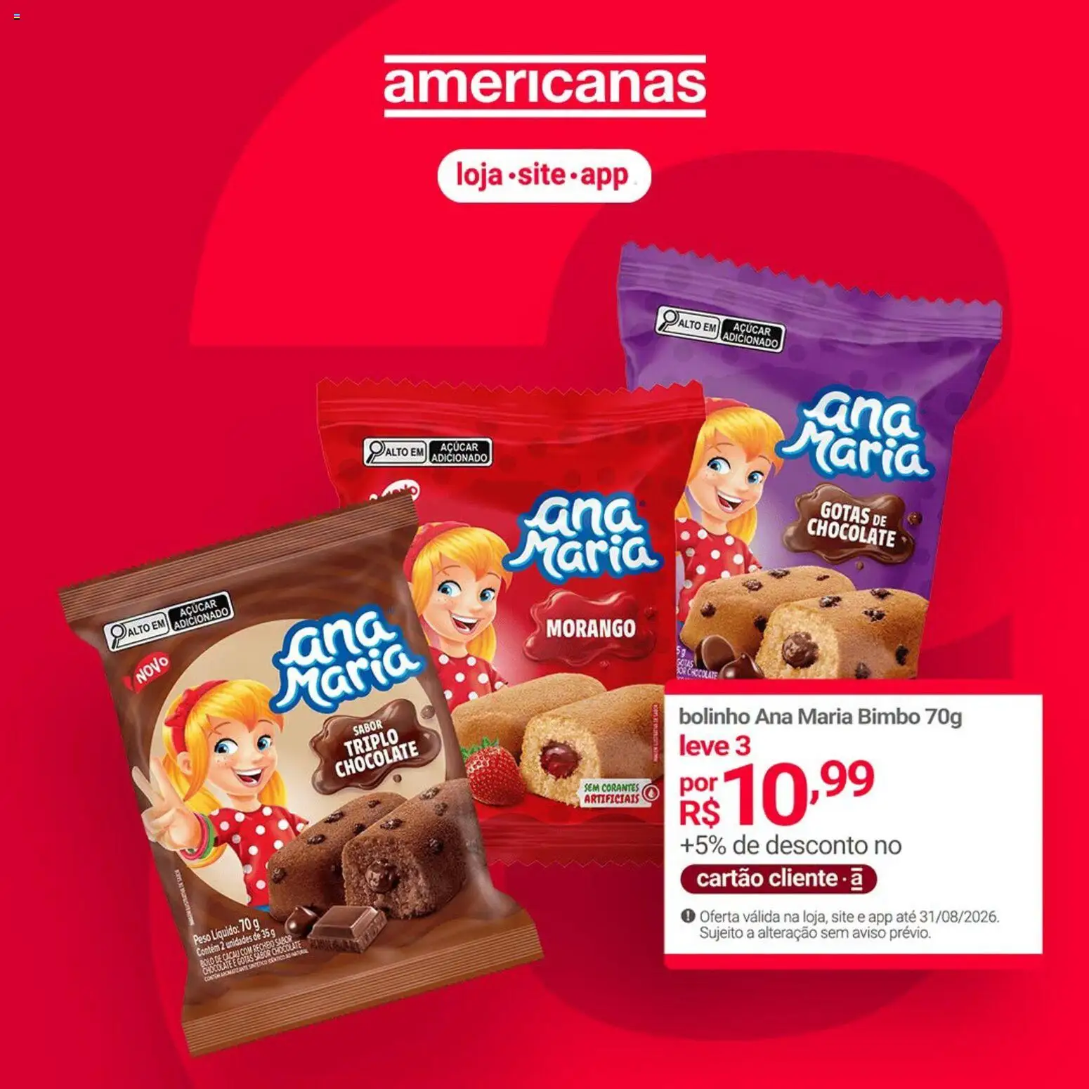 Lojas Americanas Folheto - válido de 11/08/2026 | Página: 2