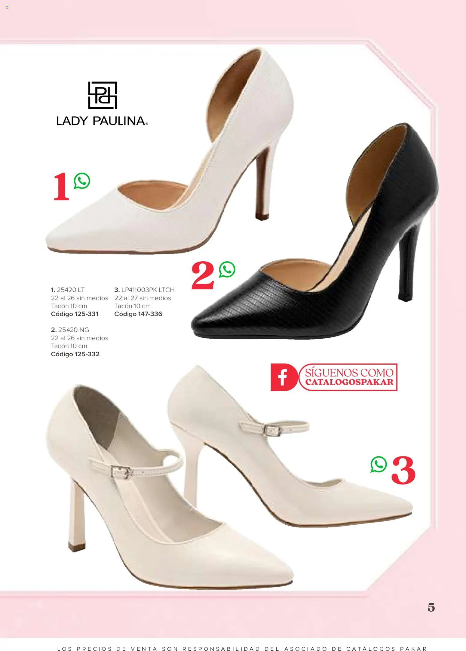 Nuevas ofertas de SC Pakar válidas en toda la República Mexicana desde el 31/07/2026. ¡Encuentra las mejores ofertas en SC Pakar catálogo Mujer! | Página: 5