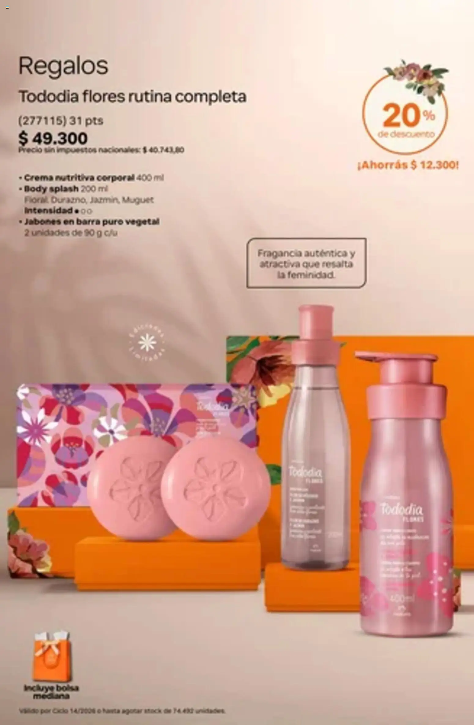 Catálogo Natura Ciclo 14 │ válido desde el 01/10/2026 | Página: 20 | Productos: Body, Flores, Fragancia, Crema
