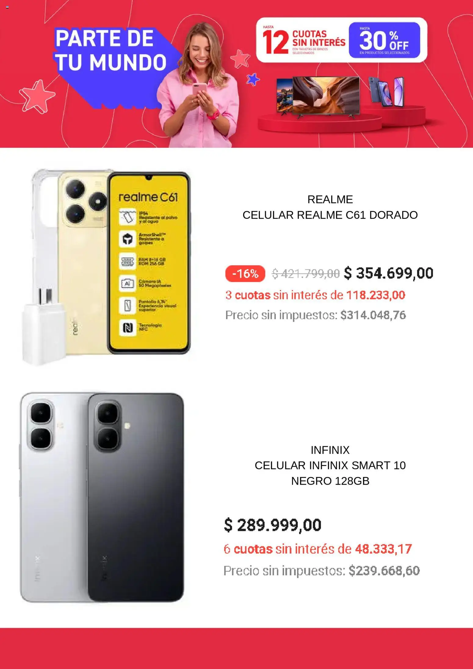Musimundo catálogo │ válido desde el 04/03/2026 | Página: 4 | Productos: Celular