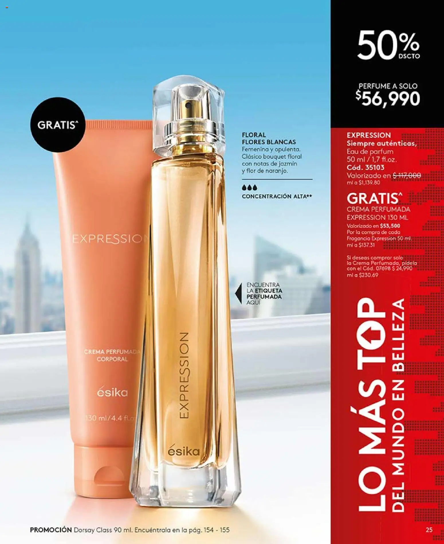 Ésika revista - valida desde el 13.03.2026 | Página: 25 | Productos: Crema, Perfume, Top, Fragancia