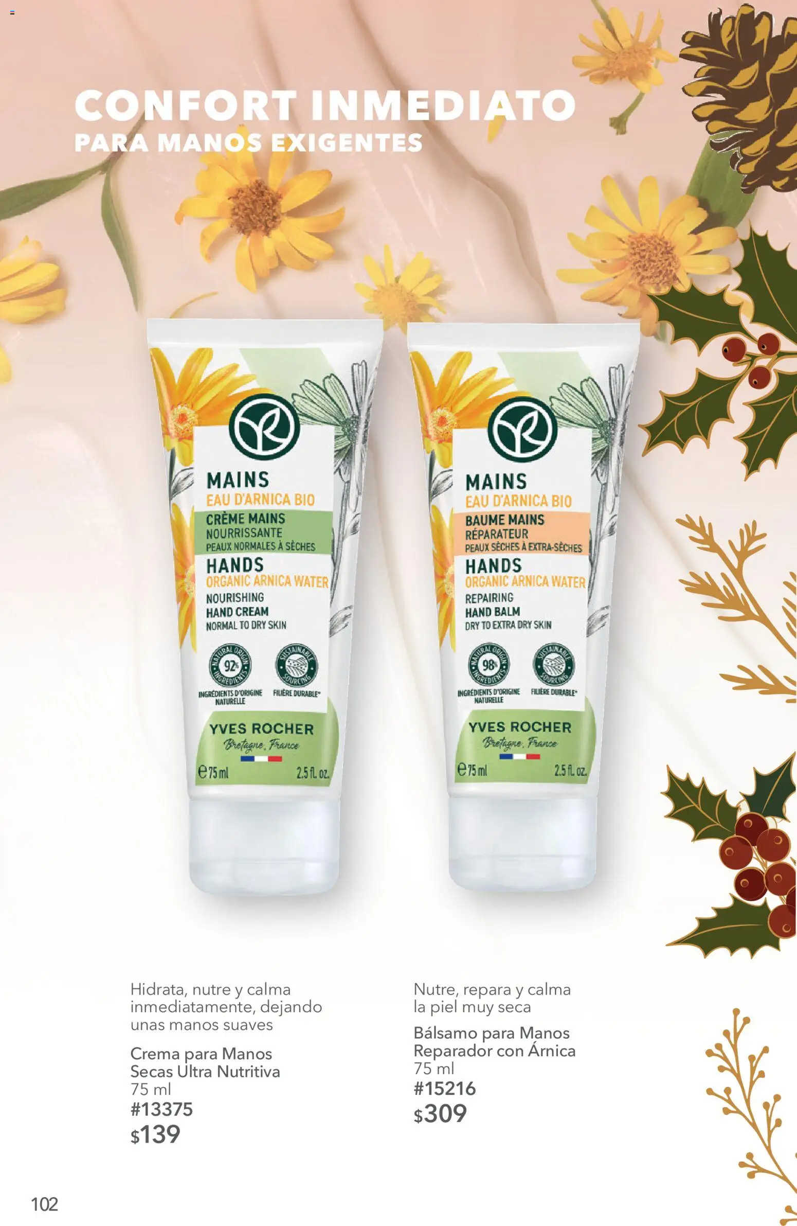 Nuevas ofertas de Yves Rocher válidas en toda la República Mexicana desde el 27/10/2026. ¡Encuentra las mejores ofertas en Yves Rocher campaña 15 2026! | Página: 104