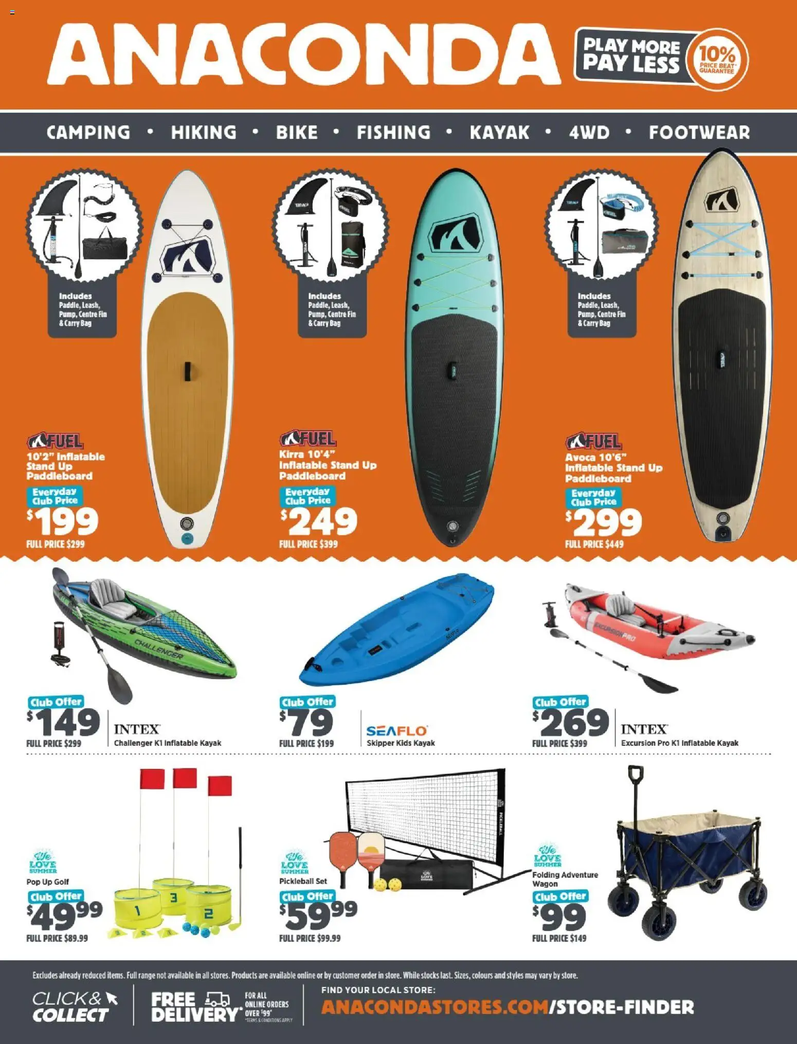 Anaconda catalogue - valid from 24/08/2026 | Page: 16 | Products: Paddleboard, Bag