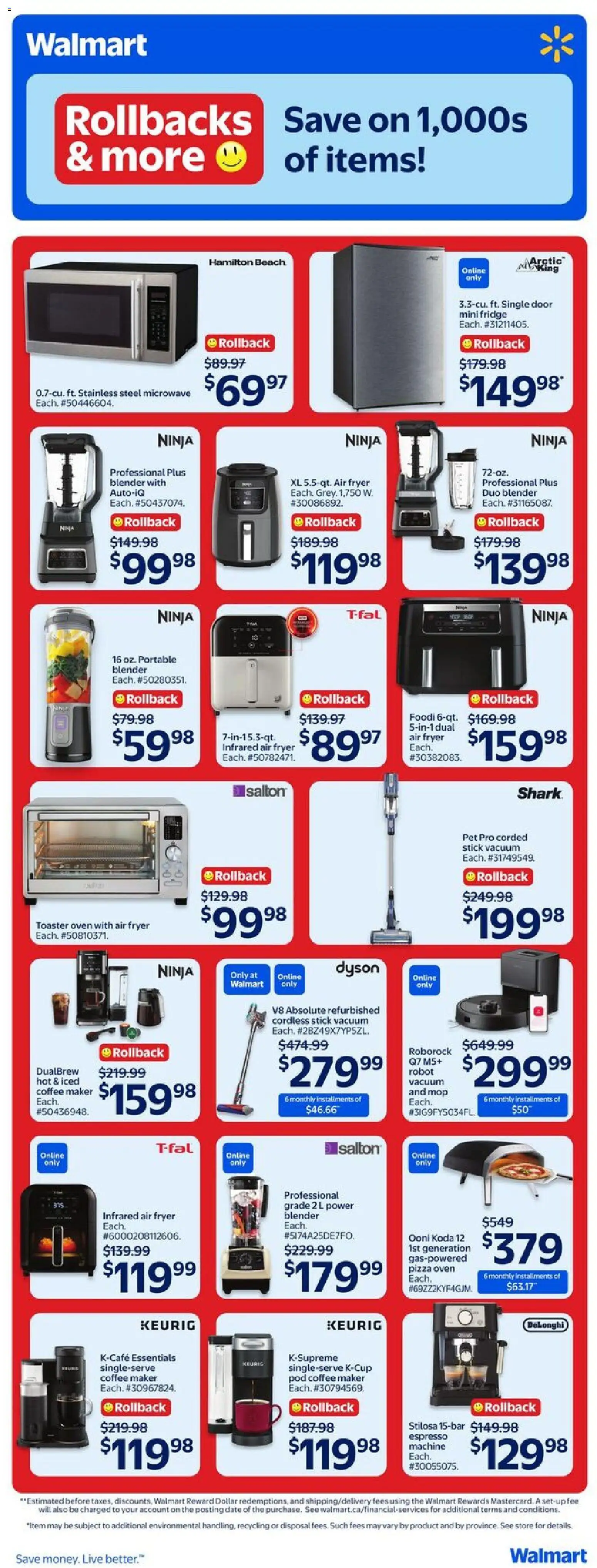 Walmart flyer valid from 21.05.2026 | Page: 11 | Products: Coffee maker, Toaster, Fryer, Coffee
