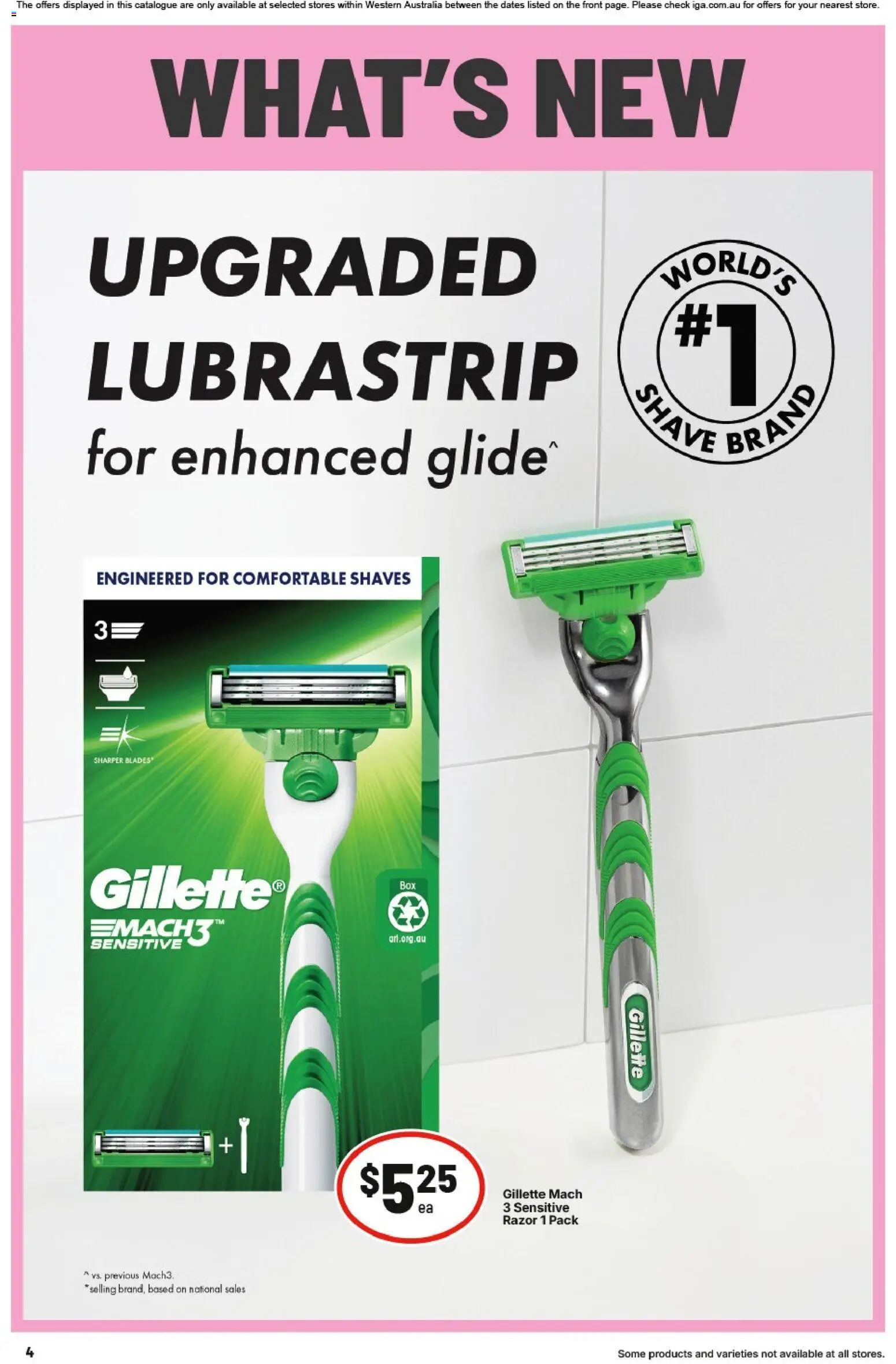 IGA catalogue - valid from 26/08/2026 | Page: 4 | Products: Razor