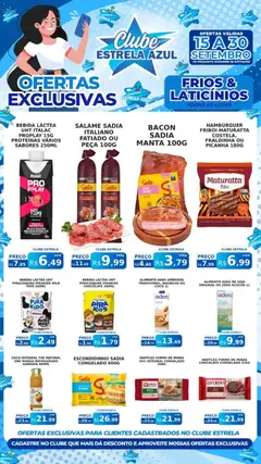 Estrela Azul ofertas Clube Frios - Pré-Visualização do folheto da loja Estrela Azul, válido de 15/09/2026