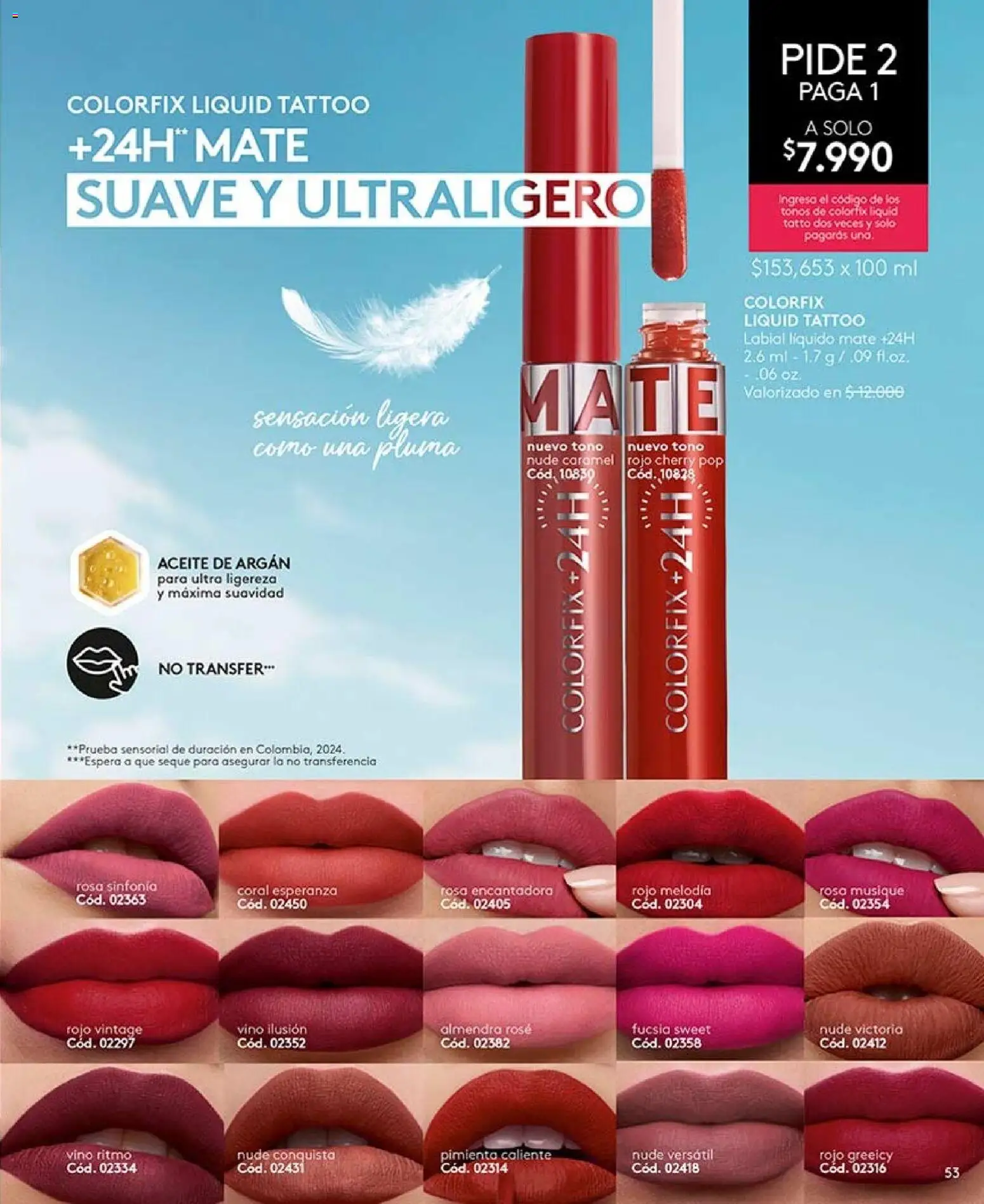 Catálogo Ésika Campaña 12 │ válido desde el 06.07.2026 | Página: 53 | Productos: Pimienta, Almendra, Labial, Aceite