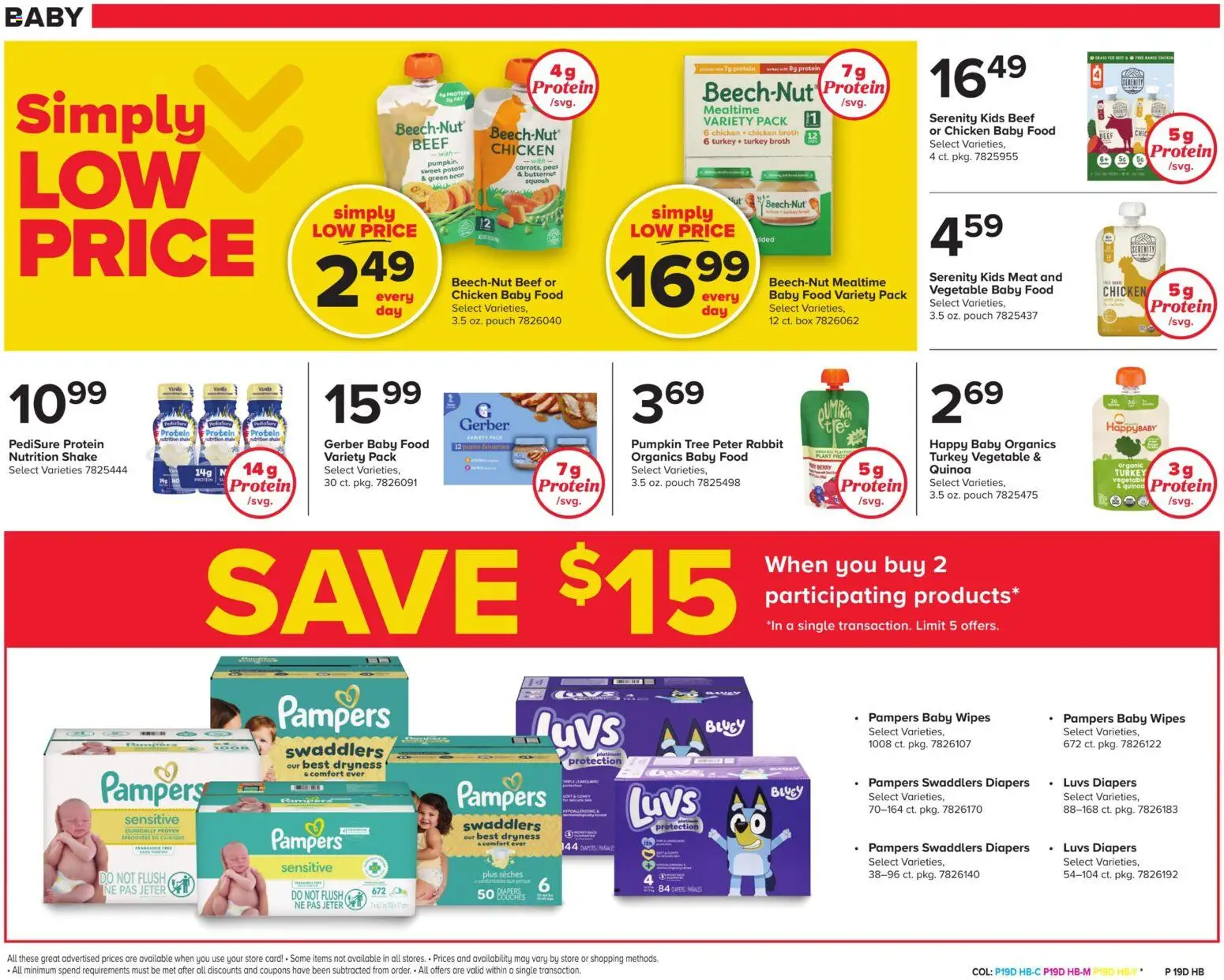 Giant Weekly Ad - valid from 07/17/2026 | Page: 19 | Products: Squash, Box, Baby food, Pumpkin