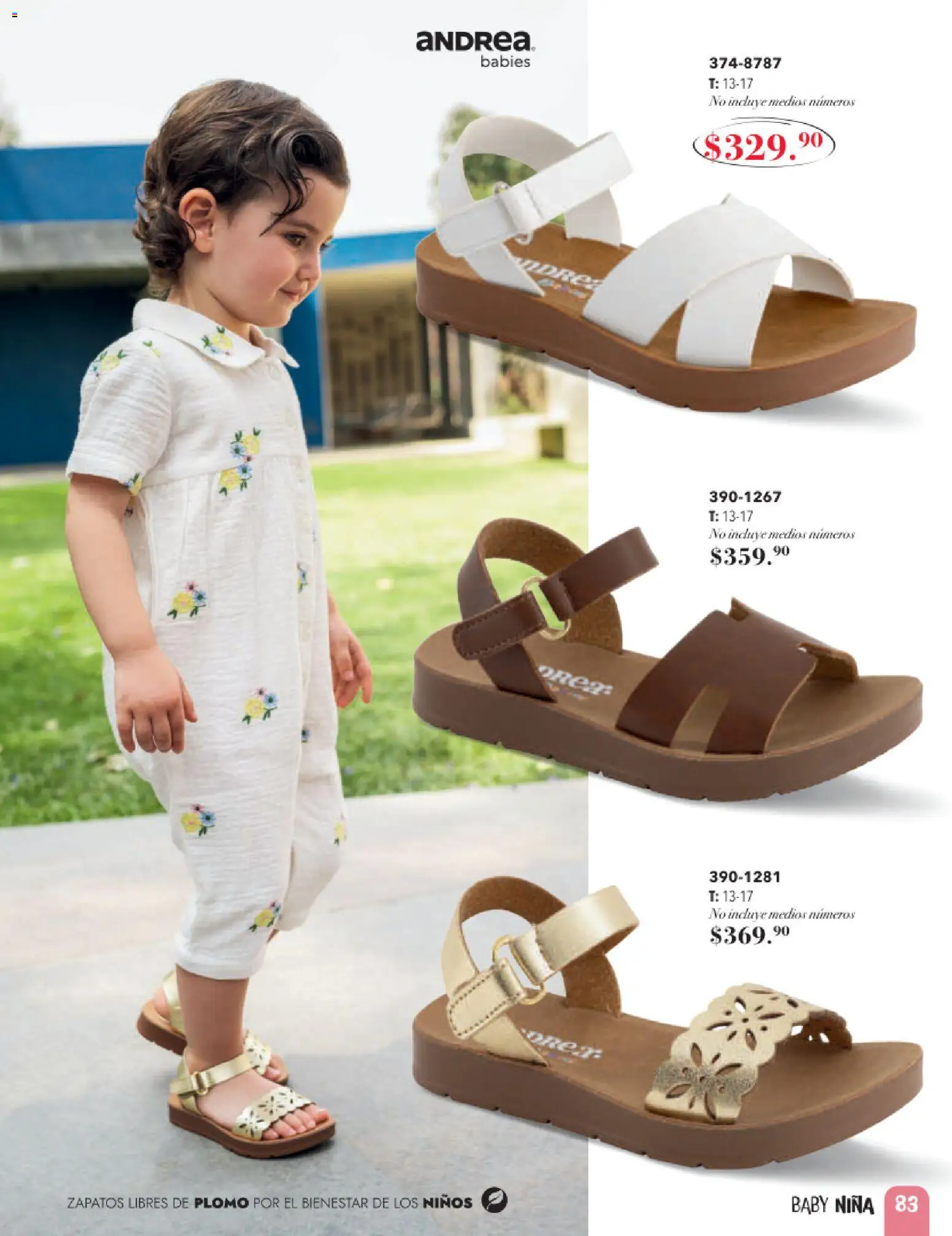 Nuevas ofertas de Andrea válidas en toda la República Mexicana desde el 24.05.2026. ¡Encuentra las mejores ofertas en Andrea catálogo Infantil Baby! | Página: 7 | Productos: Zapatos