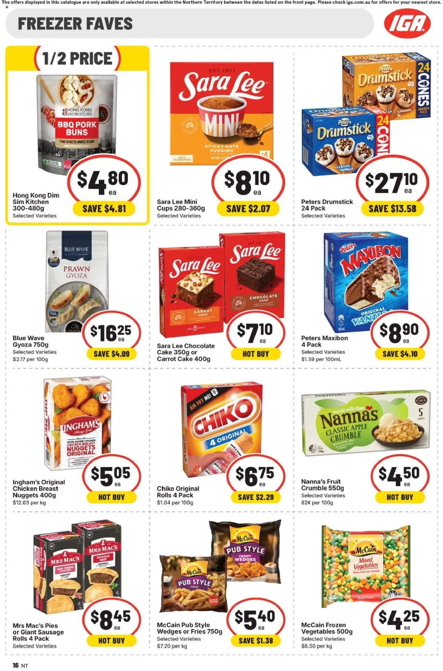 IGA catalogue - valid from 15/07/2026 | Page: 12 | Products: Rice, Flakes, Rye, Oven