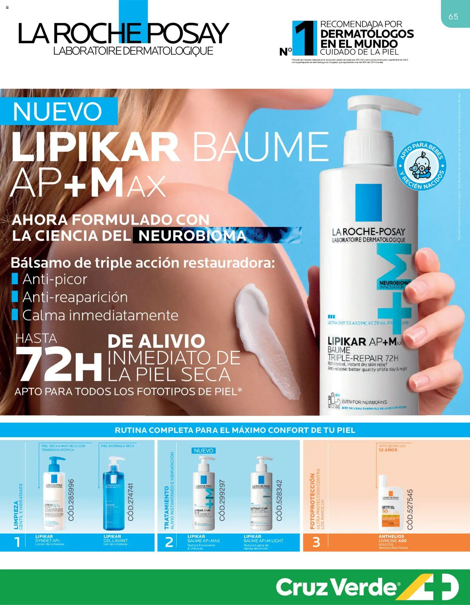 Cruz Verde - Dermocosmética │ válido desde el 31.08.2026 | Página: 65 | Productos: Loción, Bálsamo
