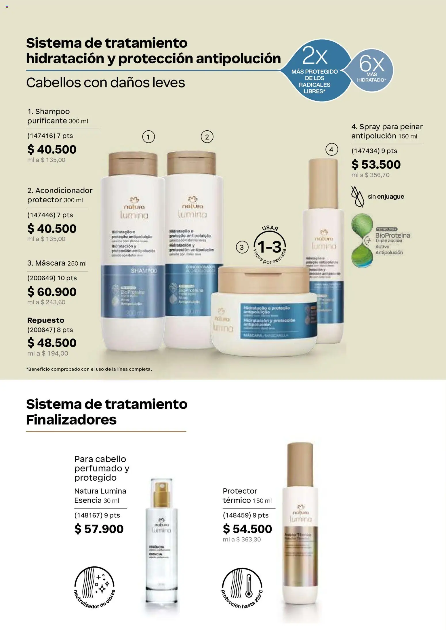 Natura revista - valida desde el 02/09/2026 | Página: 157 | Productos: Shampoo, Máscara, Acondicionador