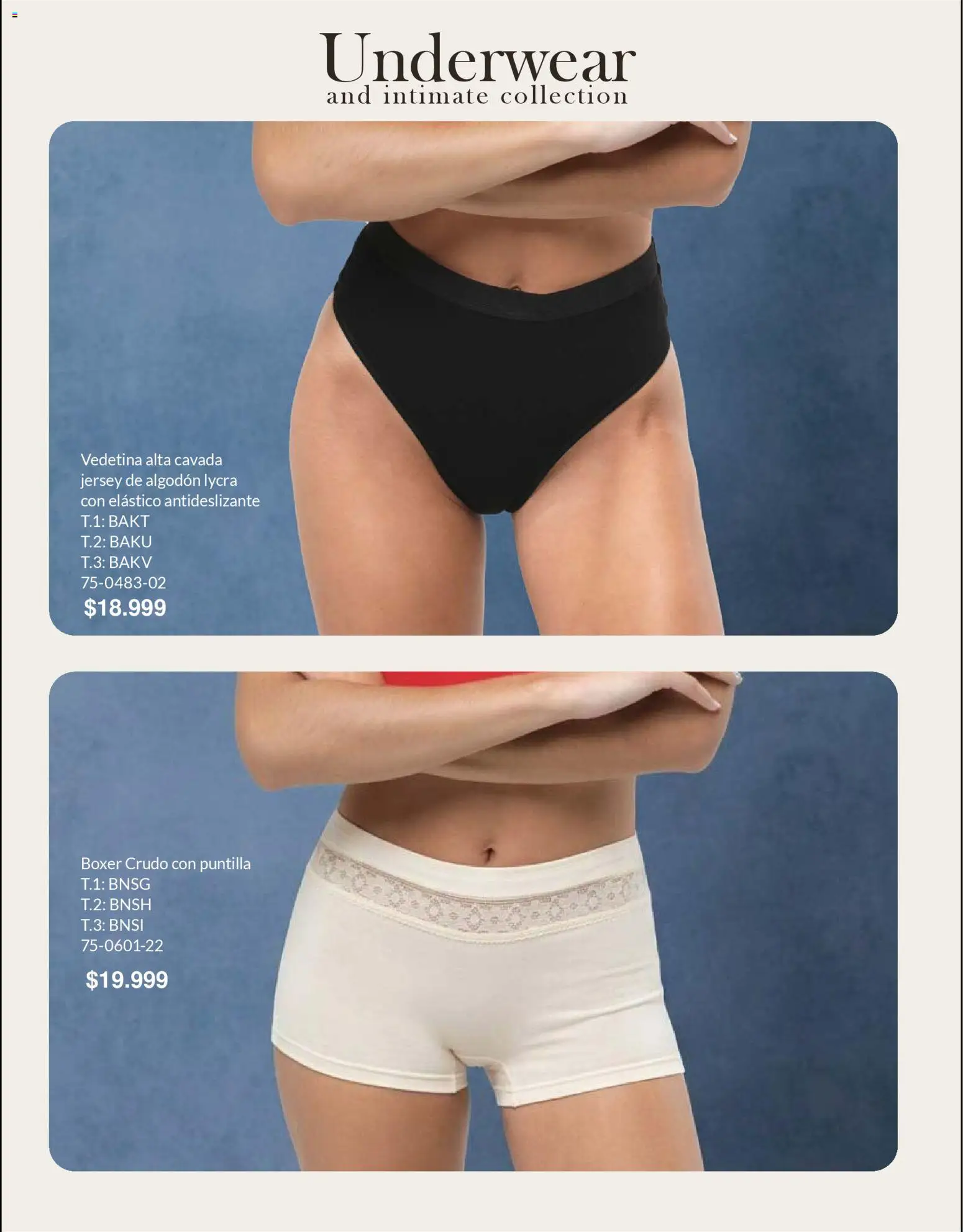 Vitnik - Underwear & Complements │ válido desde el 01/04/2026 | Página: 43 | Productos: Algodón