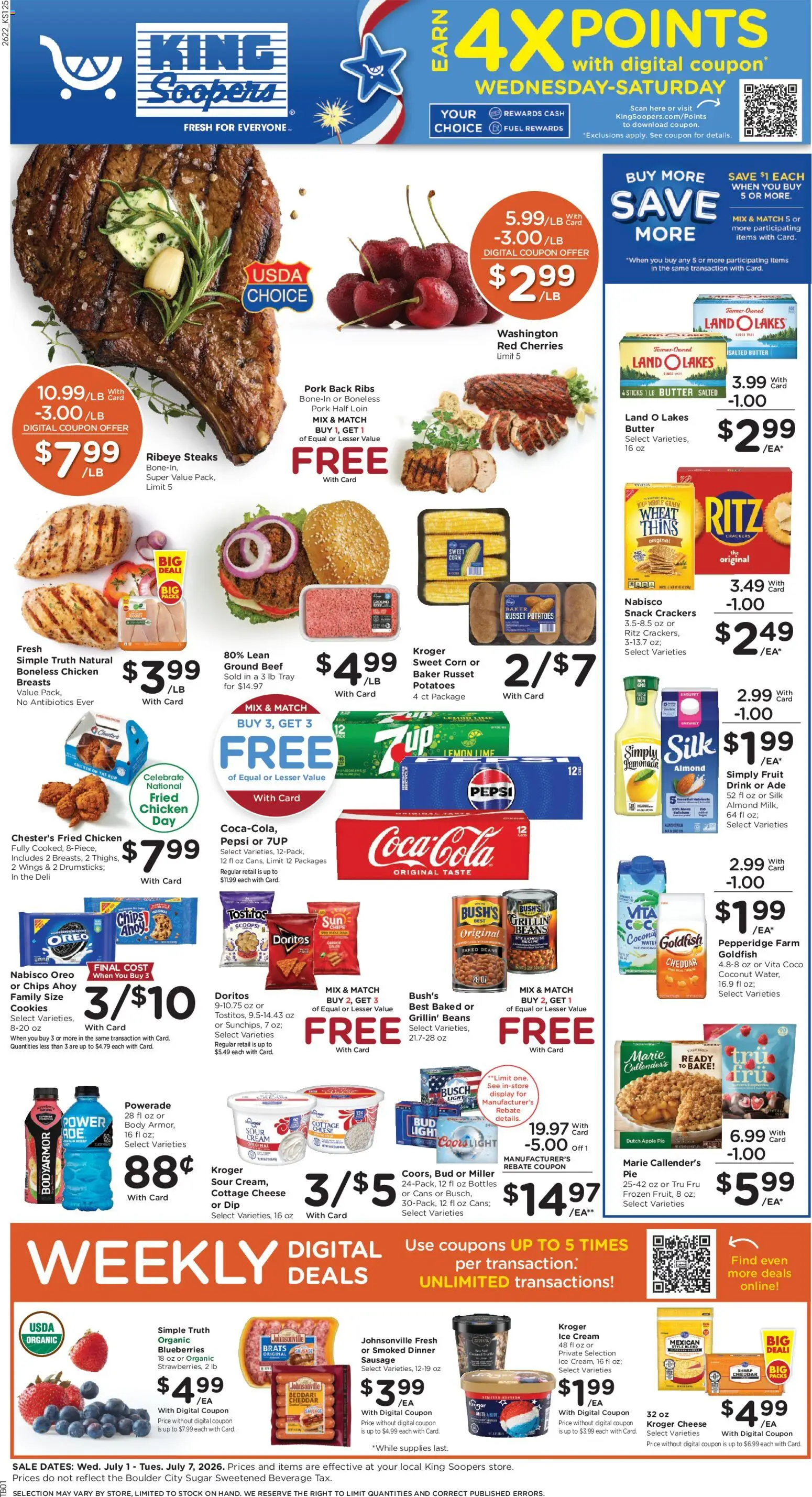 King Soopers Weekly Ad - valid from 07/01/2026 | Page: 1