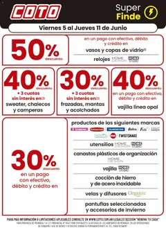 Vista previa Coto - Renova Clases válido desde el 05.06.2026