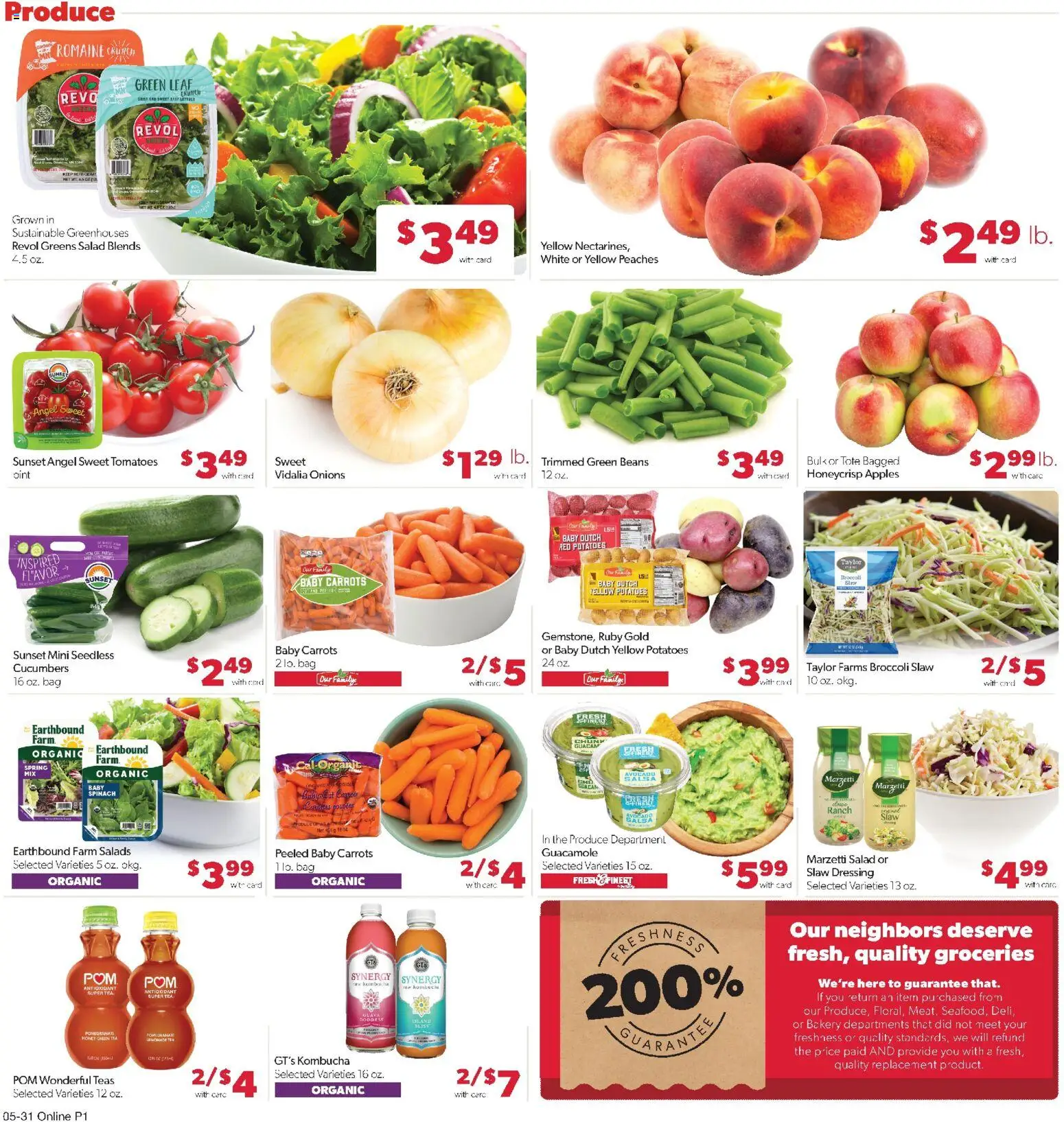 Family Fare Weekly Ad - IA - valid from 31.05.2026 | Page: 5 | Products: Romaine, Tomatoes, Salad, Potatoes