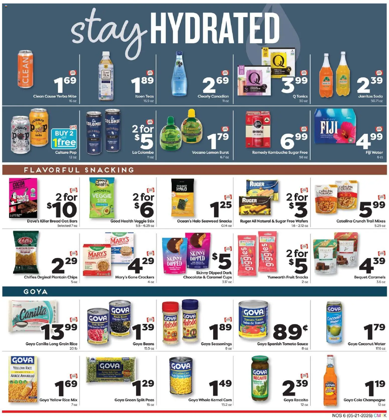 Weis Monthly Ad Natural & Living - valid from 21.05.2026 | Page: 6 | Products: Bread, Rice, Sauce, Sugar