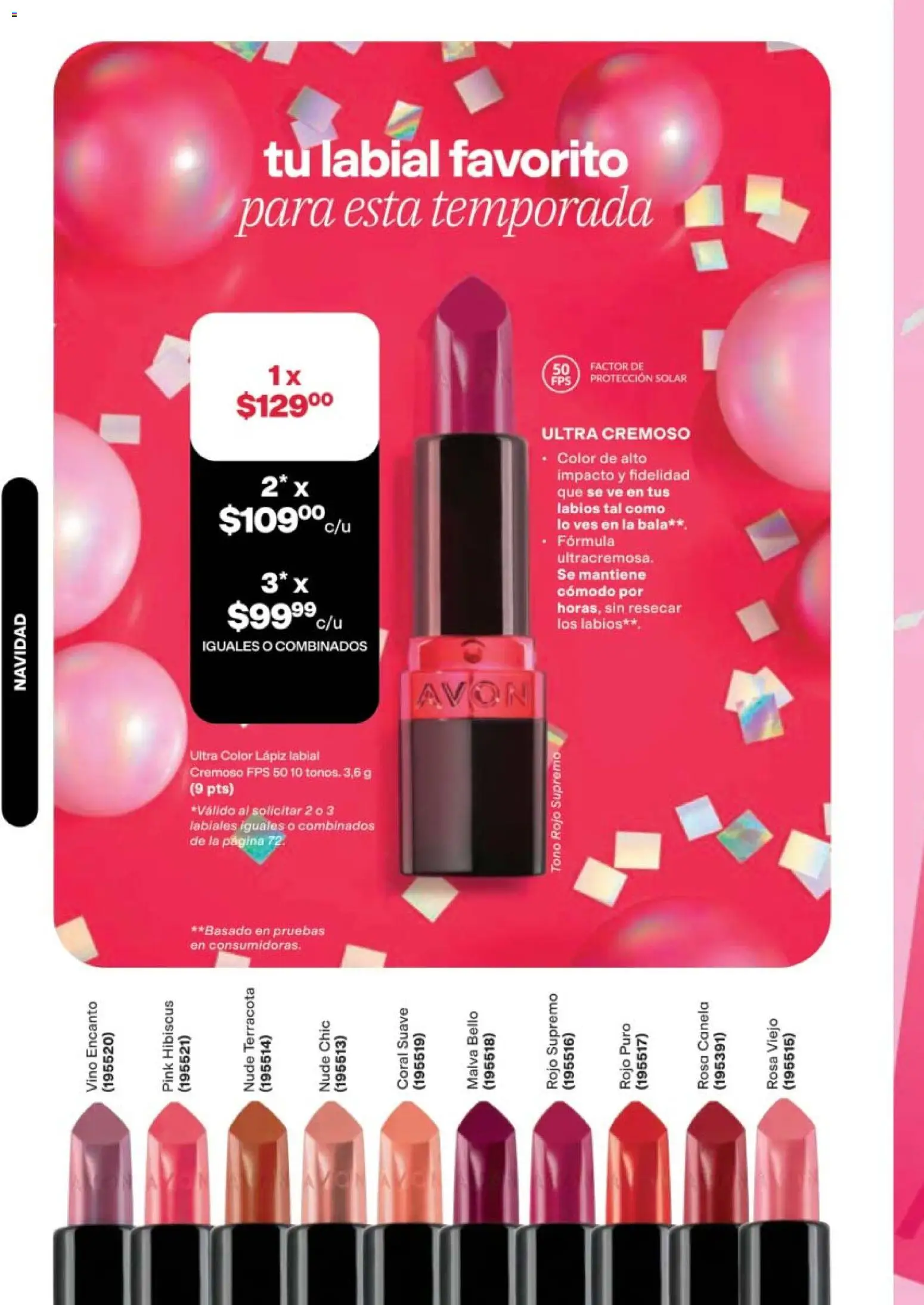 Nuevas ofertas de AVON válidas en toda la República Mexicana desde el 06/11/2026. ¡Encuentra las mejores ofertas en AVON campaña 17 2026! | Página: 68