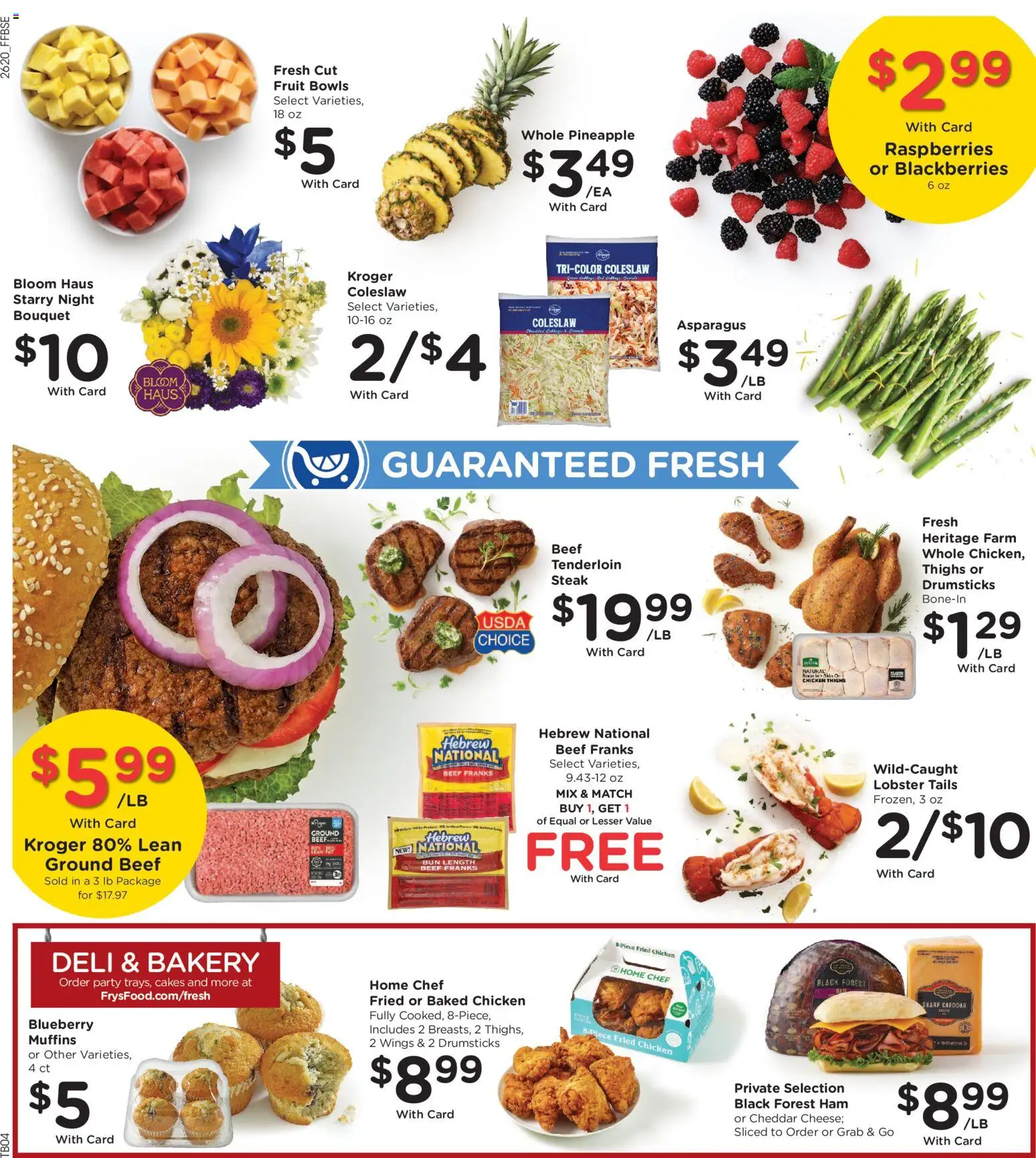Fry's Food Weekly Ad - valid from 17.06.2026 | Page: 11 | Products: Bakery, Asparagus, Ham, Pineapple