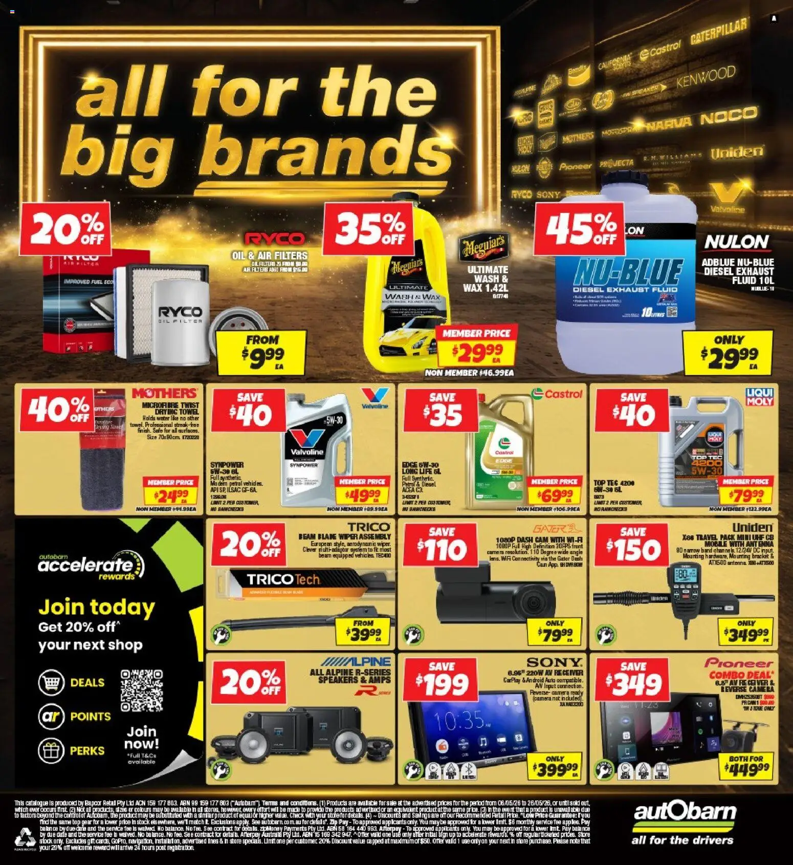 Autobarn catalogue - valid from 06.05.2026 | Page: 20 | Products: Water, Date, Camera, Safe