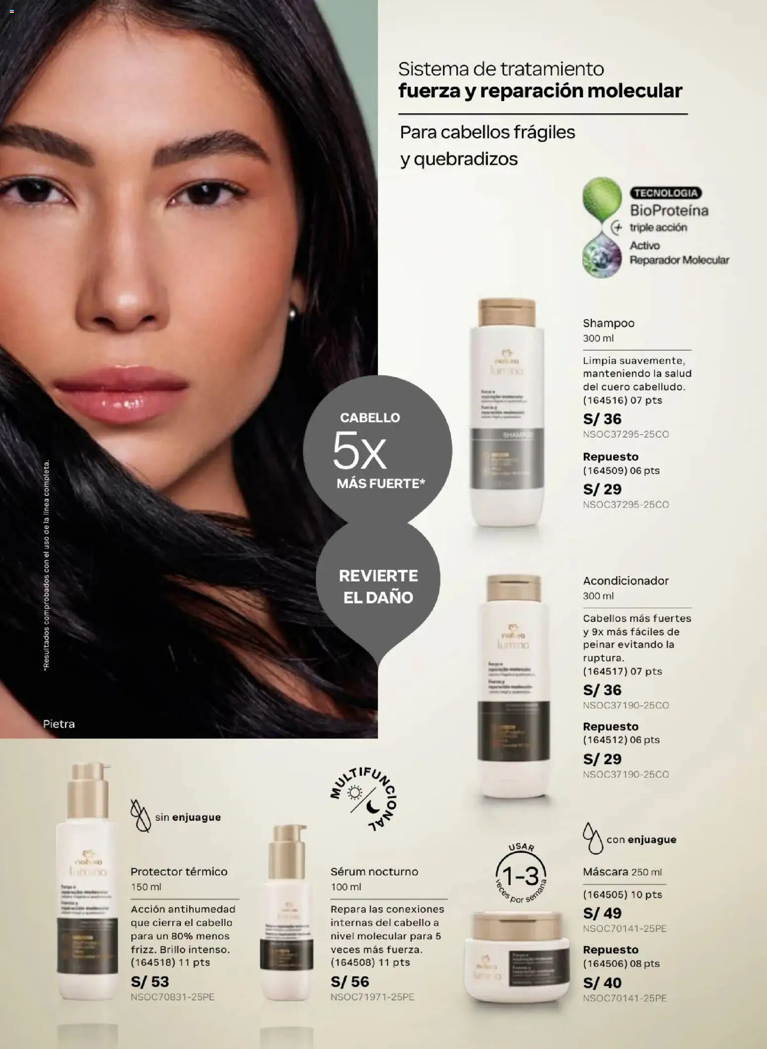 Catálogo Natura válido desde 24.05.2026 | Página: 124 | Productos: Máscara, Shampoo, Acondicionador