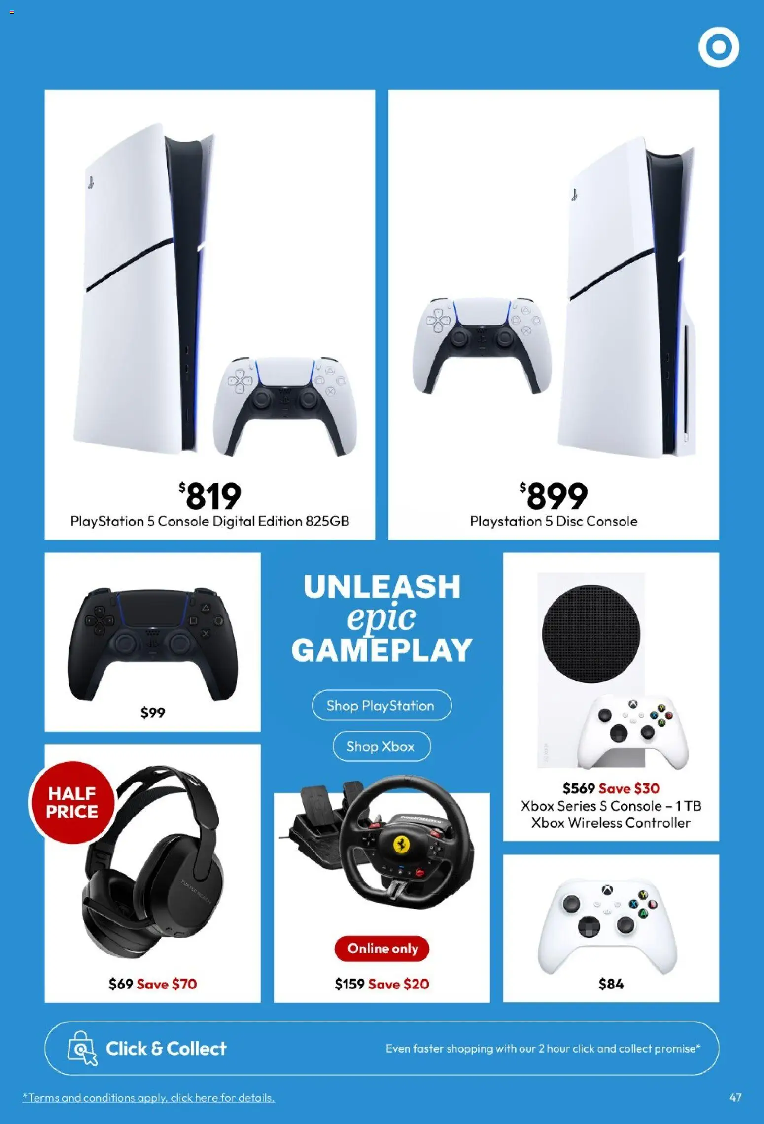 Target catalogue - valid from 25/06/2026 | Page: 47 | Products: Controller, Digital, Playstation, Xbox
