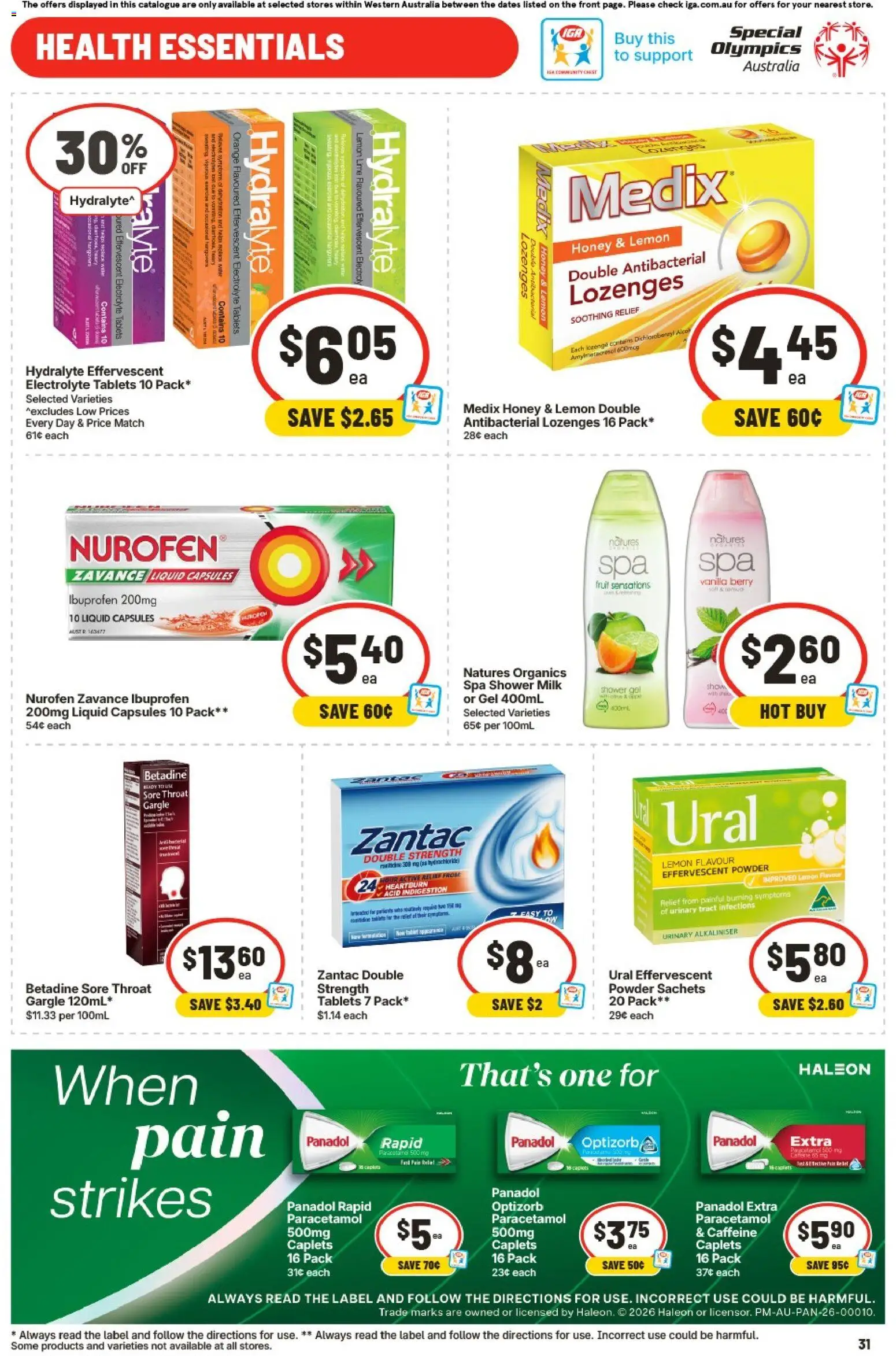 IGA catalogue - valid from 06.05.2026 | Page: 32 | Products: Shower, Milk, Honey, Shower gel