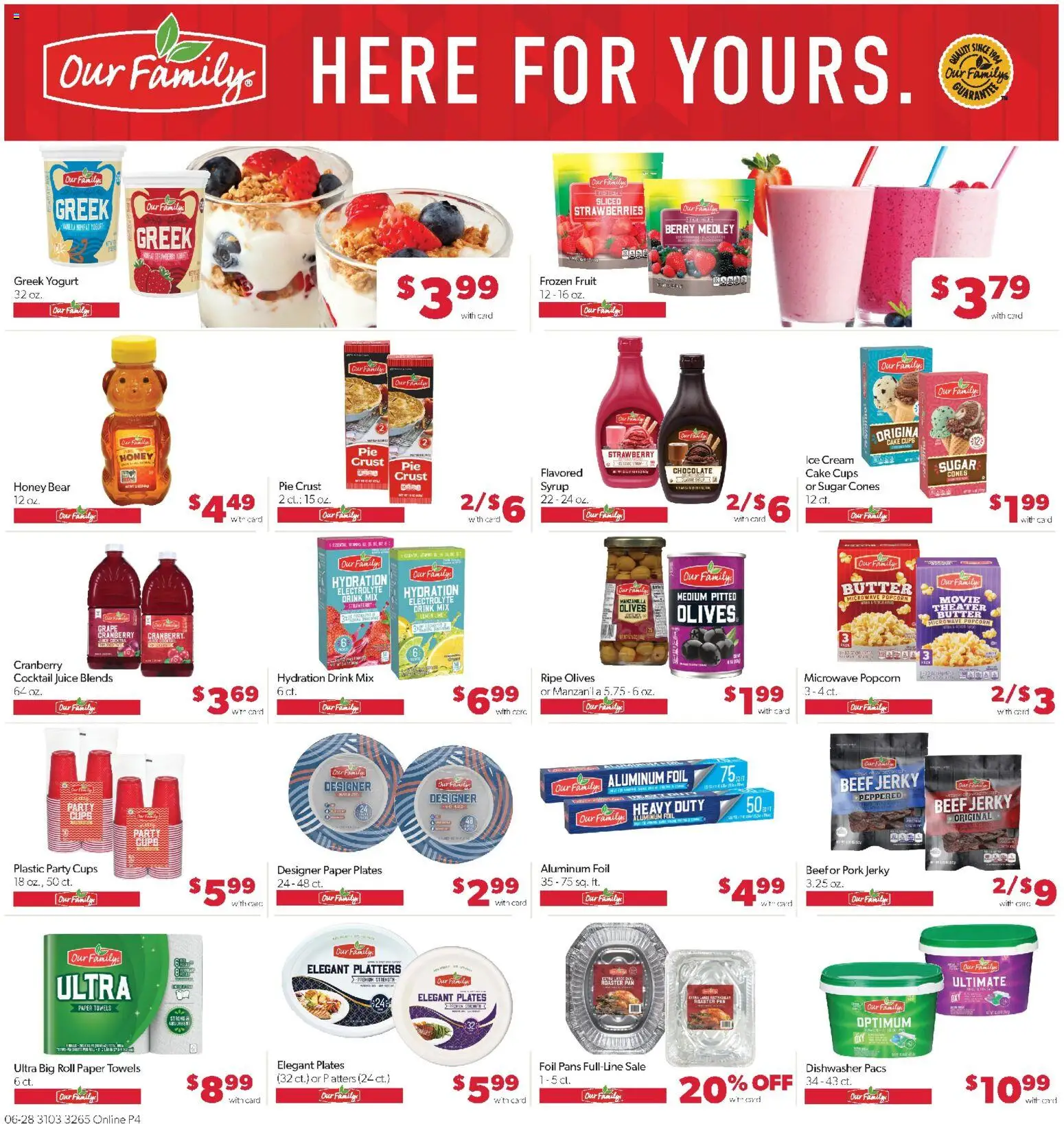Family Fare Weekly Ad - SD - valid from 06/28/2026 | Page: 10 | Products: Yogurt, Chocolate, Beef, Sugar