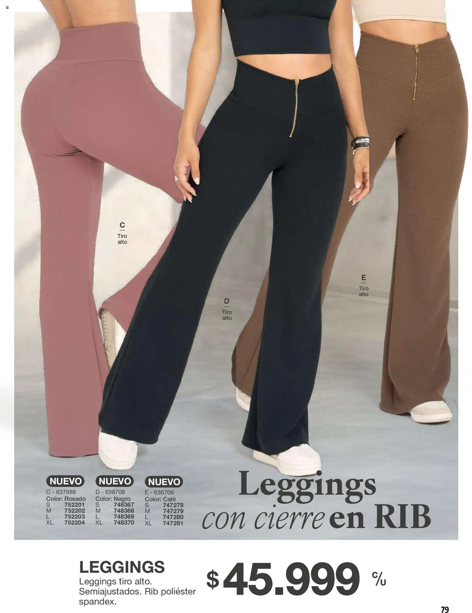 Carmel revista - valida desde el 01/07/2026 | Página: 79 | Productos: Leggings, Café