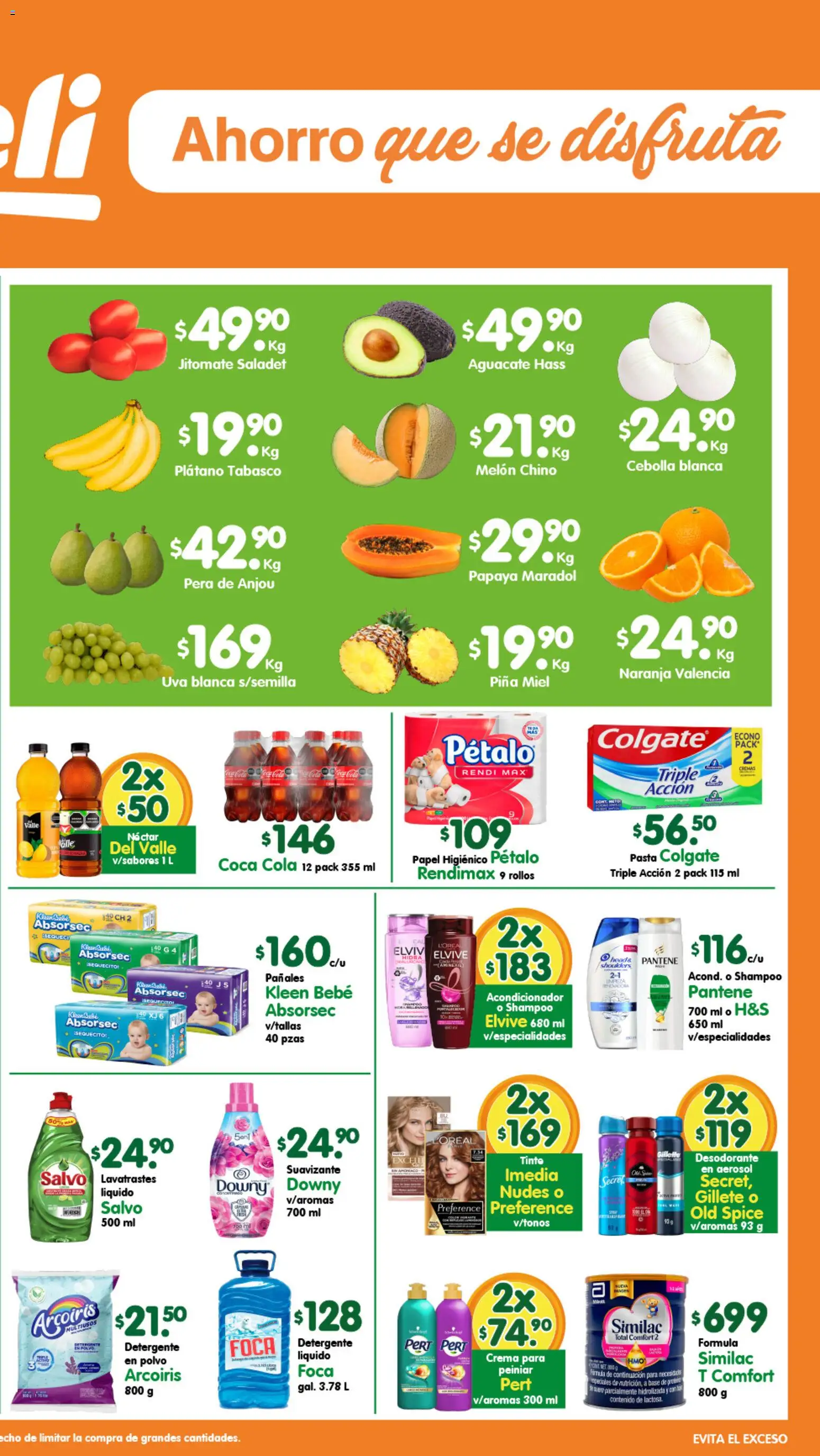 Nuevas ofertas de Arteli válidas en toda la República Mexicana desde el 20.04.2026. ¡Encuentra las mejores ofertas en Arteli folleto Valles! | Página: 2 | Productos: Desodorante, Plátano, Aguacate, Pañales