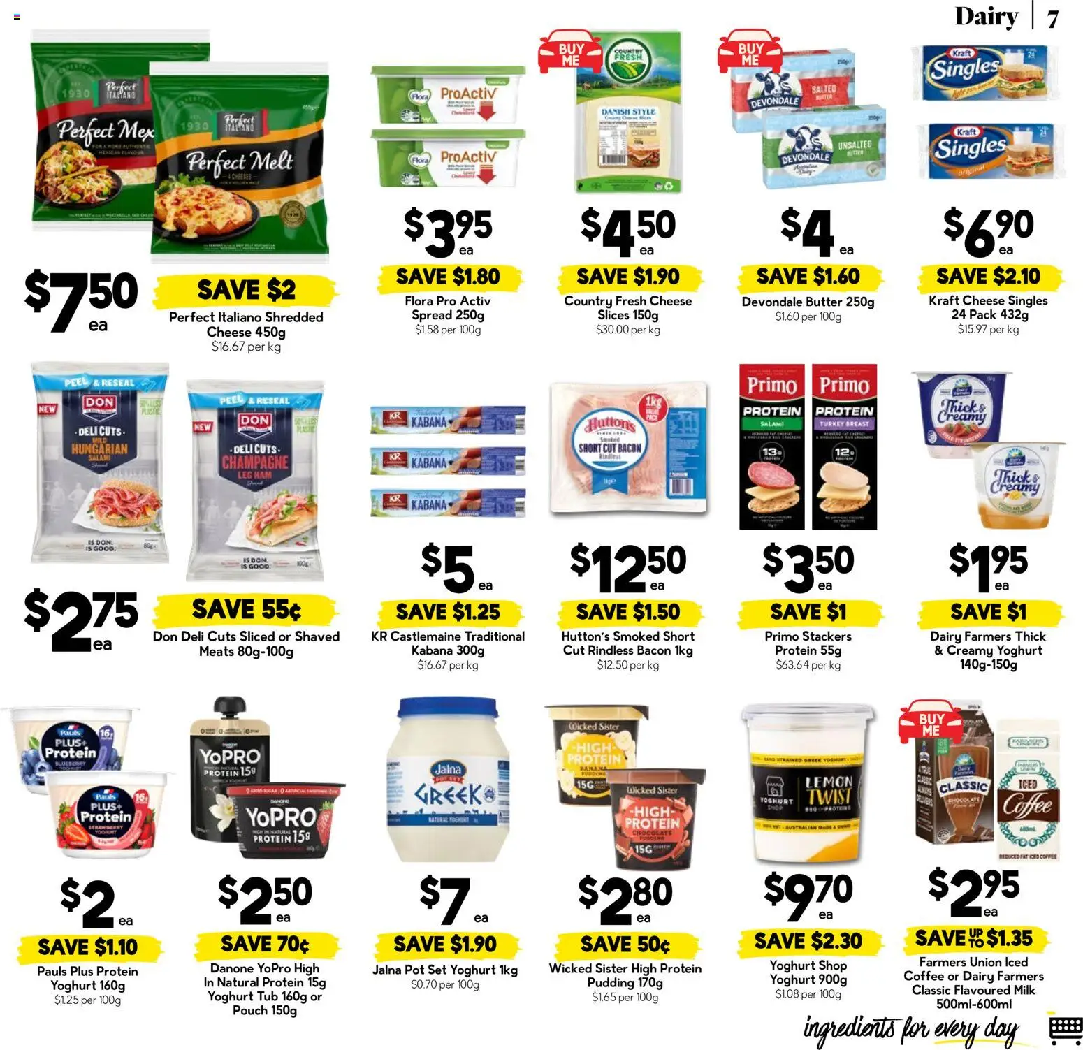 Drakes catalogue - valid from 20.05.2026 | Page: 7 | Products: Milk, Butter, Yoghurt, Ham