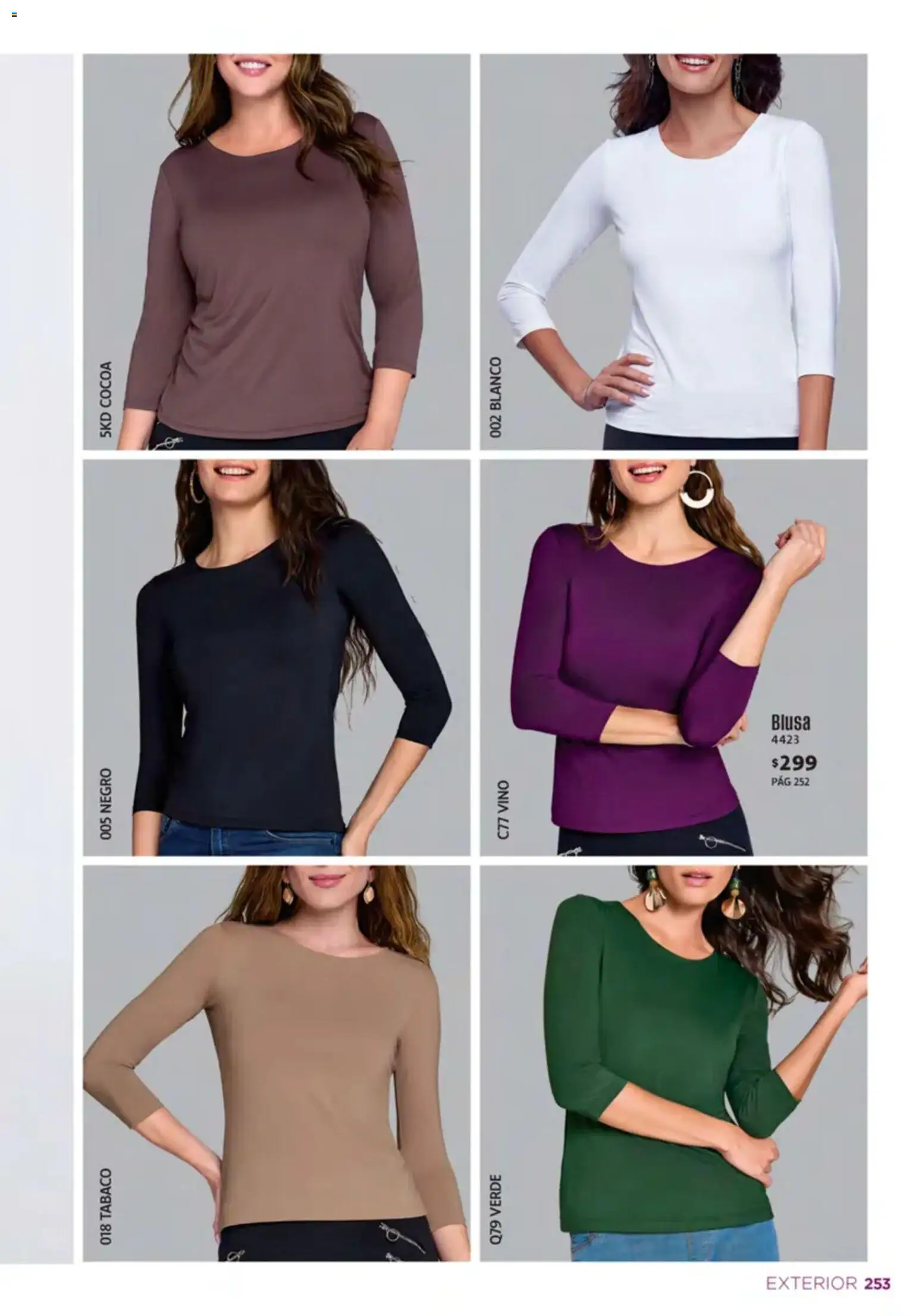 Nuevas ofertas de Ilusión válidas en toda la República Mexicana desde el 01/10/2026. ¡Encuentra las mejores ofertas en Ilusión catálogo Invierno! | Página: 255 | Productos: Blusa, Vino