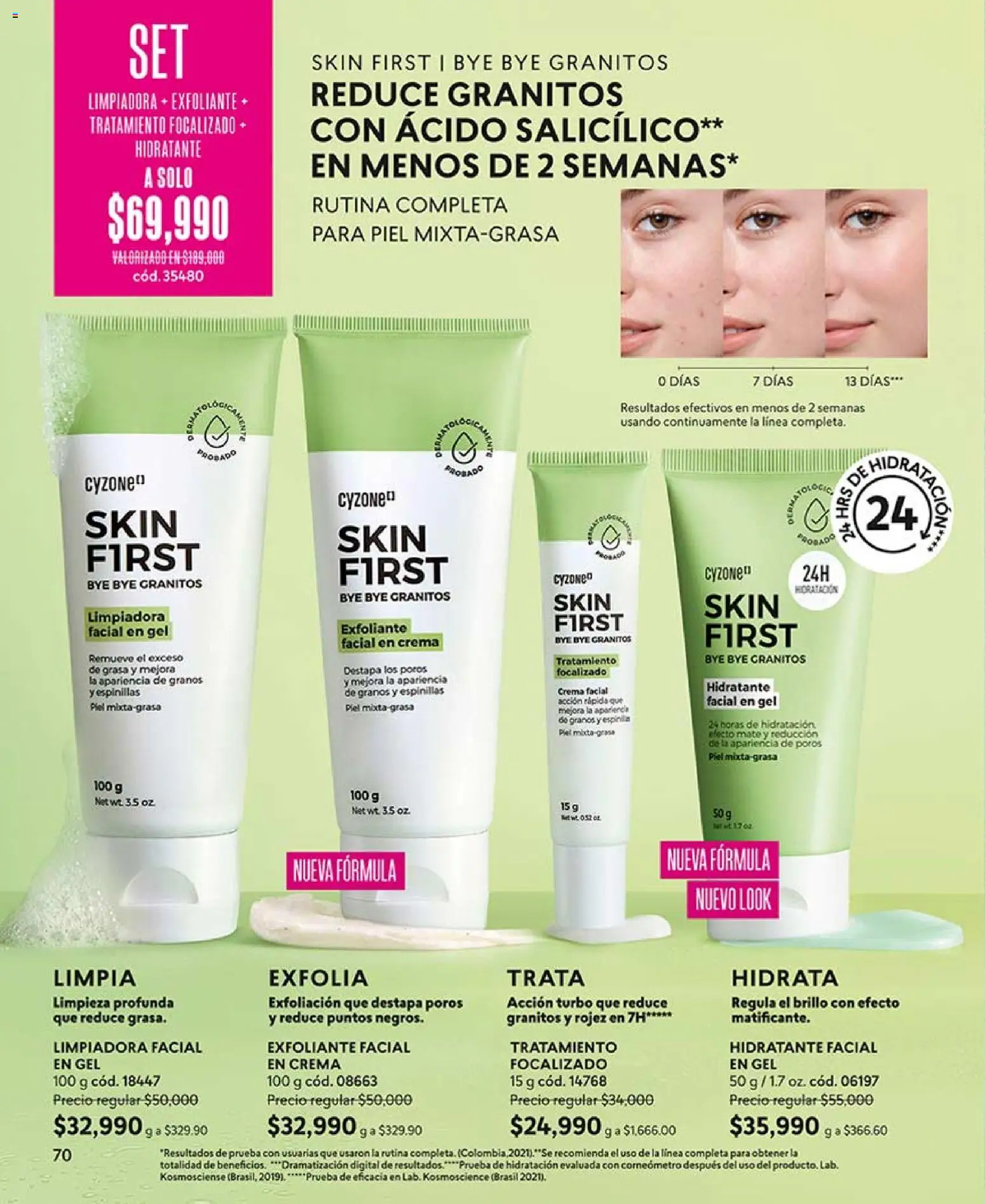 CyZone revista - valida desde el 04.05.2026 | Página: 84 | Productos: Exfoliante facial, Crema, Brillo