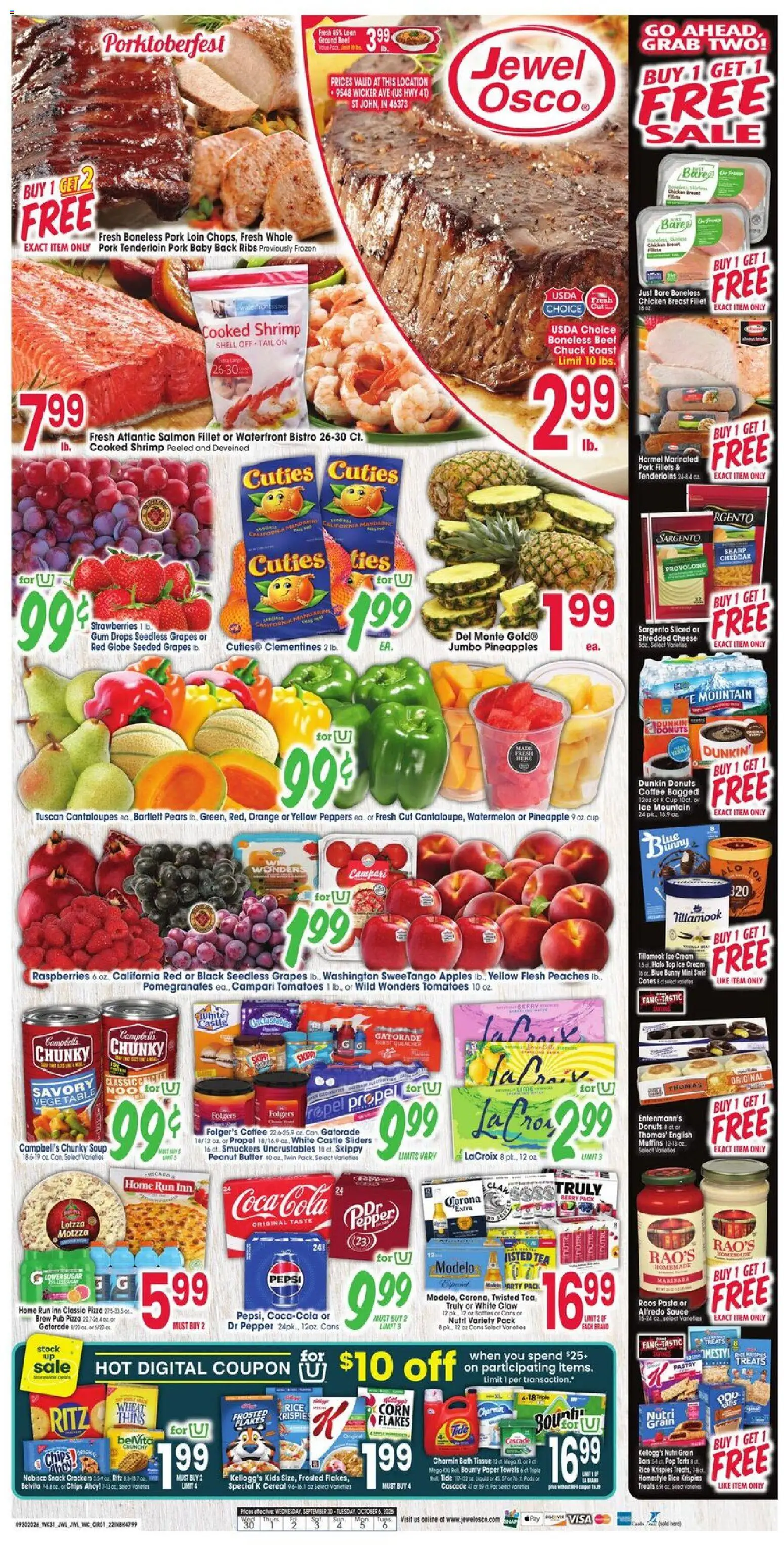 Jewel Osco Grand Opening - valid from 09/30/2026 | Page: 4 | Products: Coffee, Rice, Watermelon, Cereal