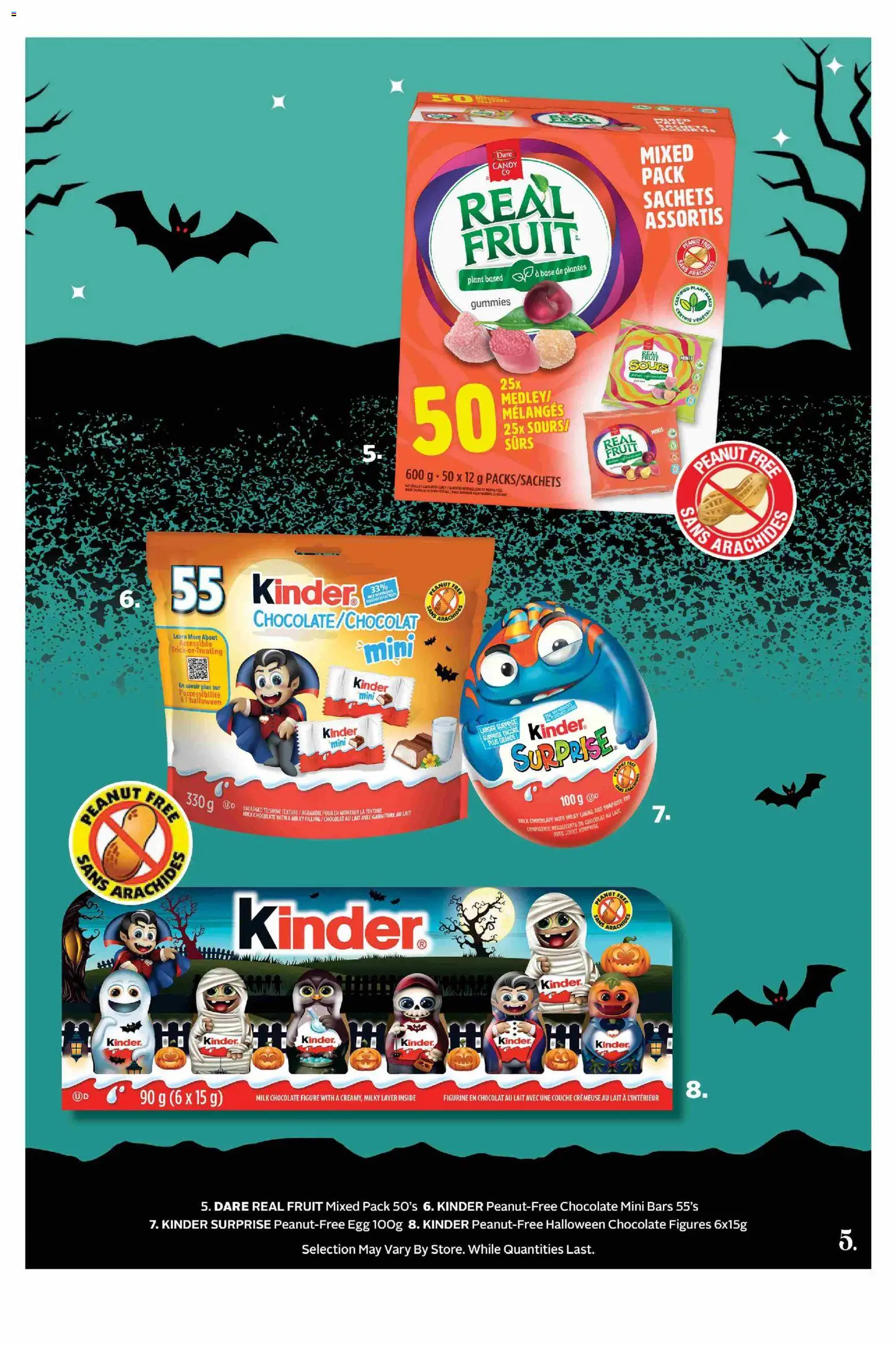 Rexall flyer valid from Sep 18, 2026 | Page: 5 | Products: Peanuts, Sachets, Milk, Chocolate
