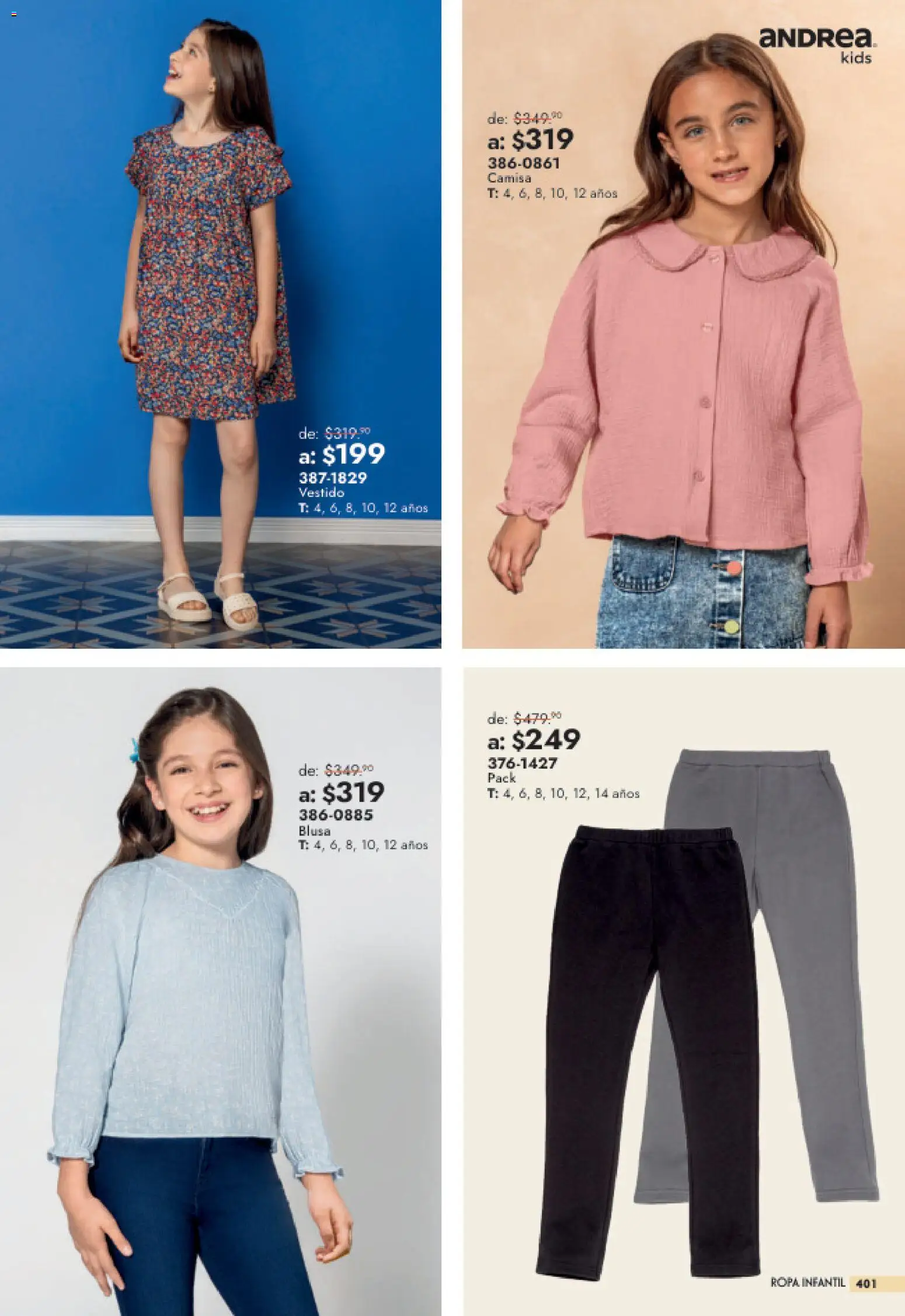 Nuevas ofertas de Andrea válidas en toda la República Mexicana desde el 26/07/2026. ¡Encuentra las mejores ofertas en Andrea catálogo Outlet! | Página: 401