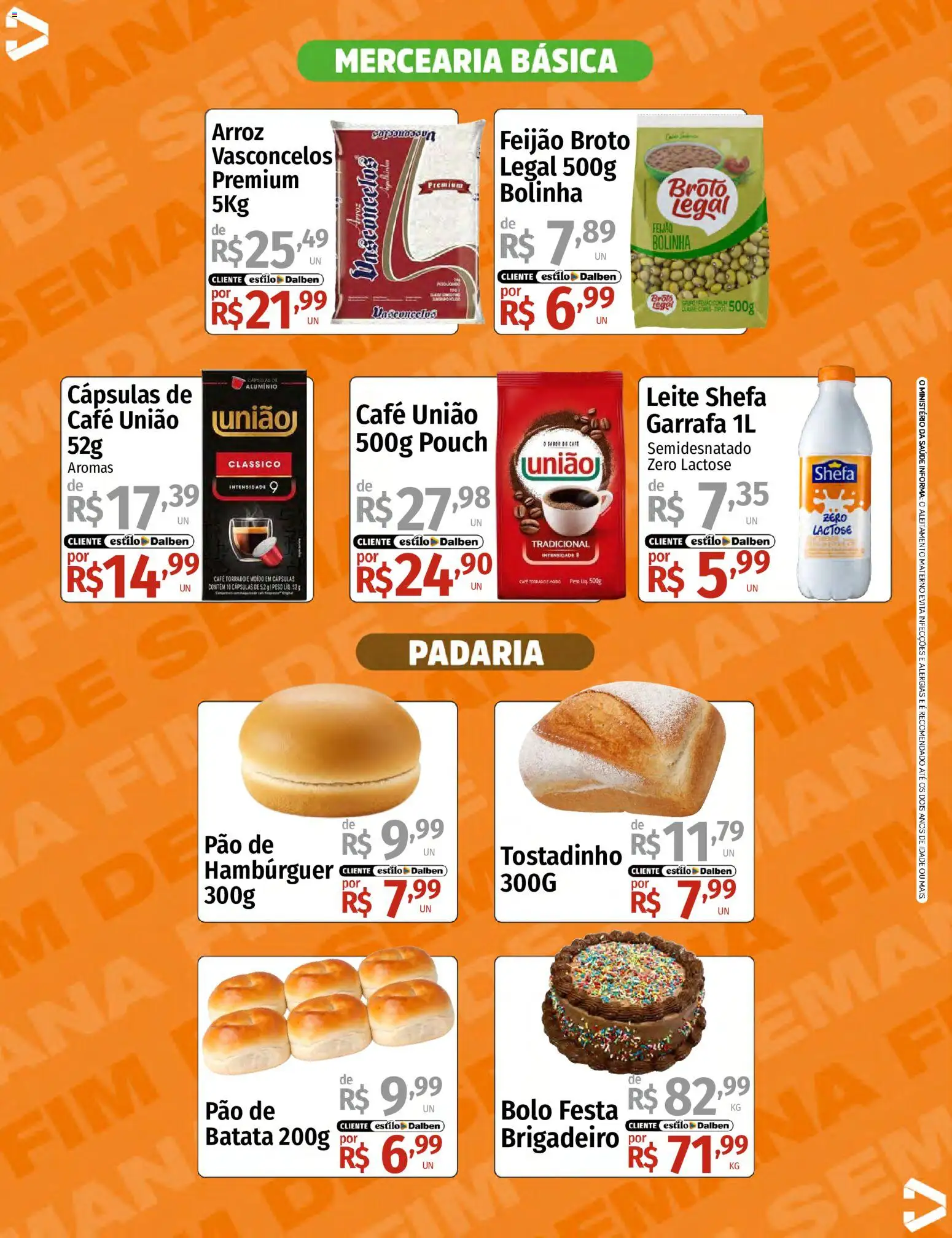 Supermercado Dalben Folheto - válido de 28/08/2026 | Página: 5 | Produtos: Cápsulas, Feijão, Bolo, Hambúrguer