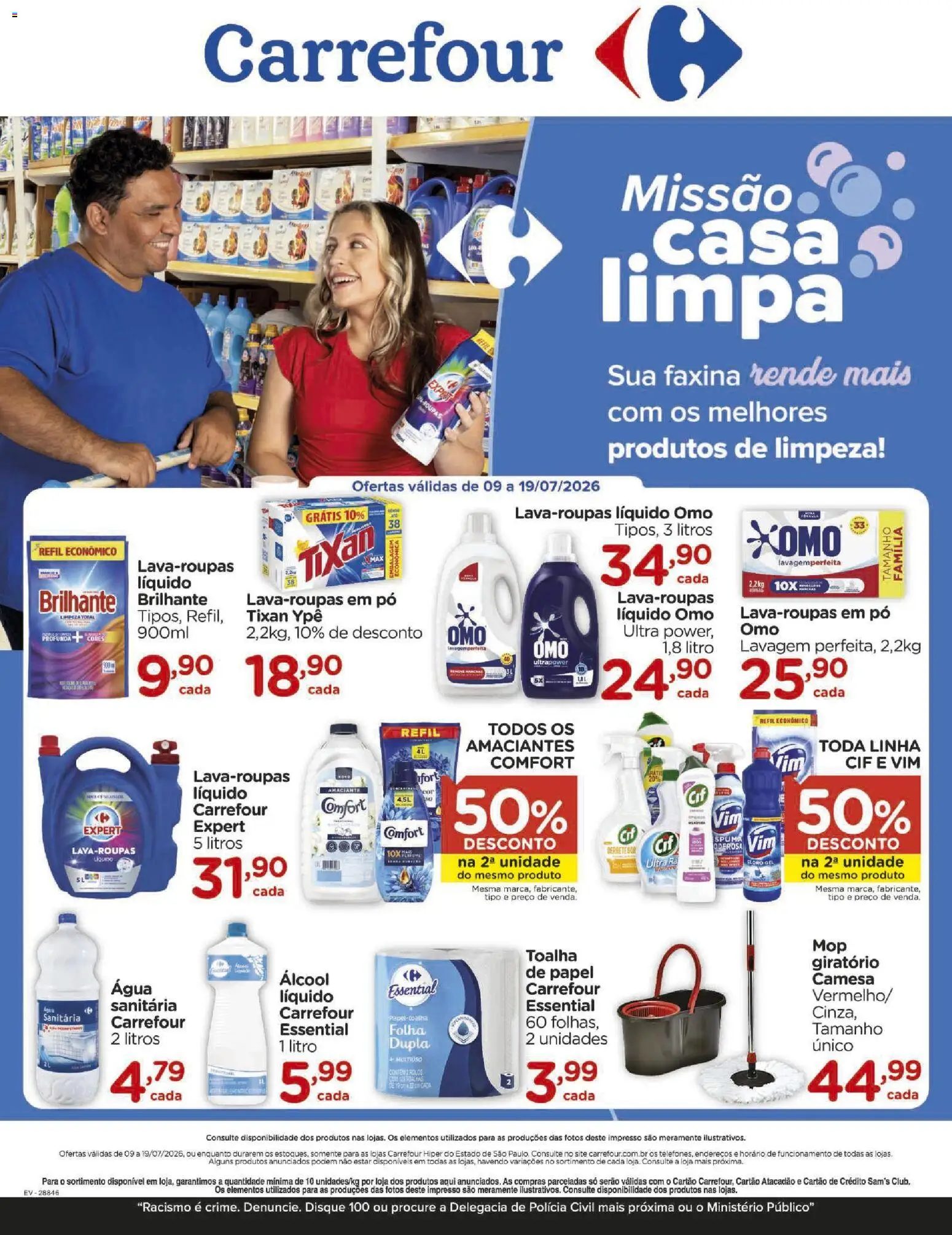 Carrefour ofertas Casa Limpa de 09/07/2026 catalogue cover