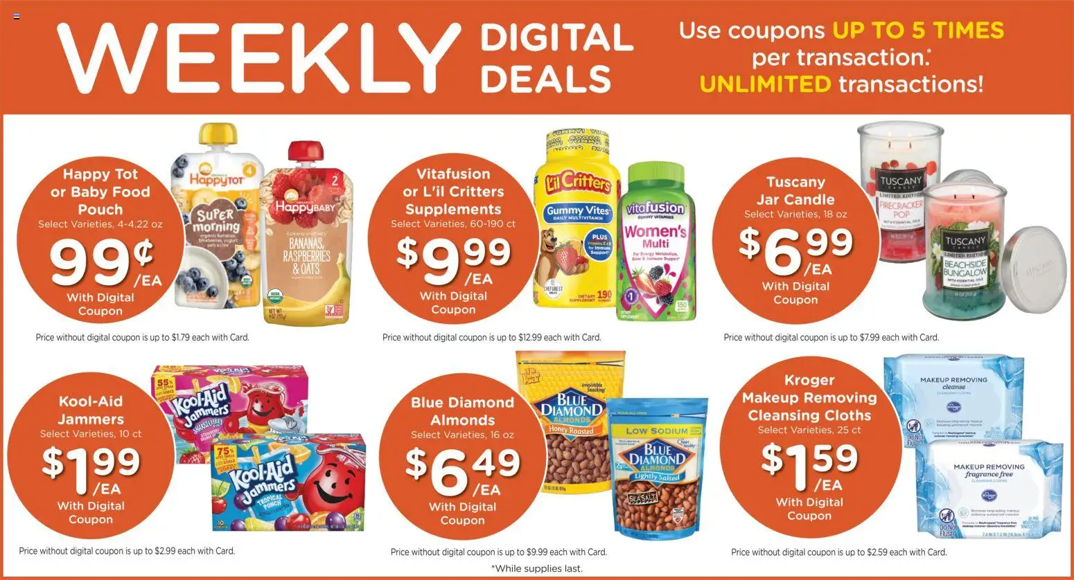 Fred Meyer Weekly Ad - valid from 13.05.2026 | Page: 3 | Products: Fragrance, Yogurt, Bananas, Baby food