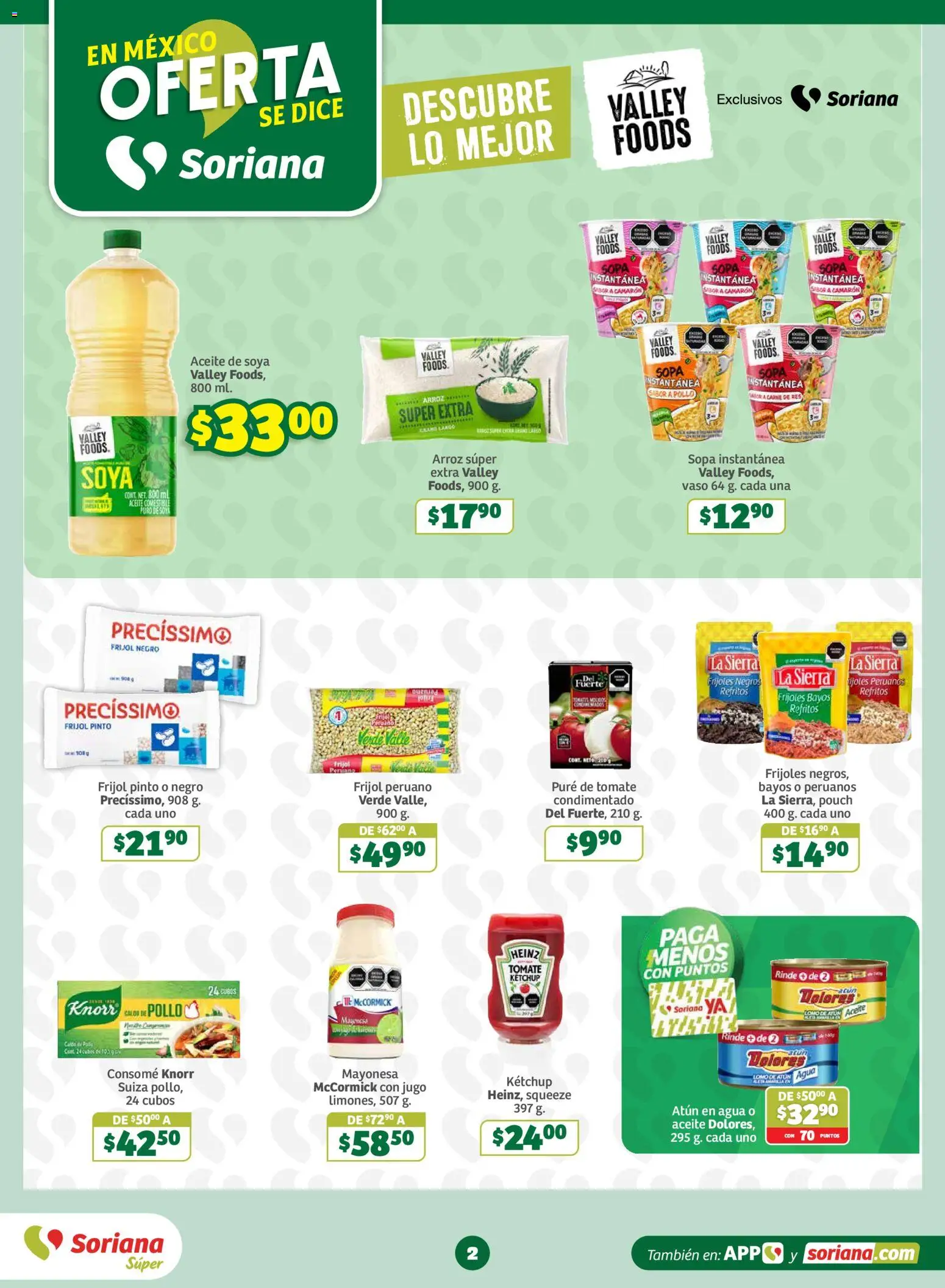 Nuevas ofertas de Soriana válidas en toda la República Mexicana desde el 06/08/2026. ¡Encuentra las mejores ofertas en Soriana Oferta se dice Soriana Súper Nacional! | Página: 2