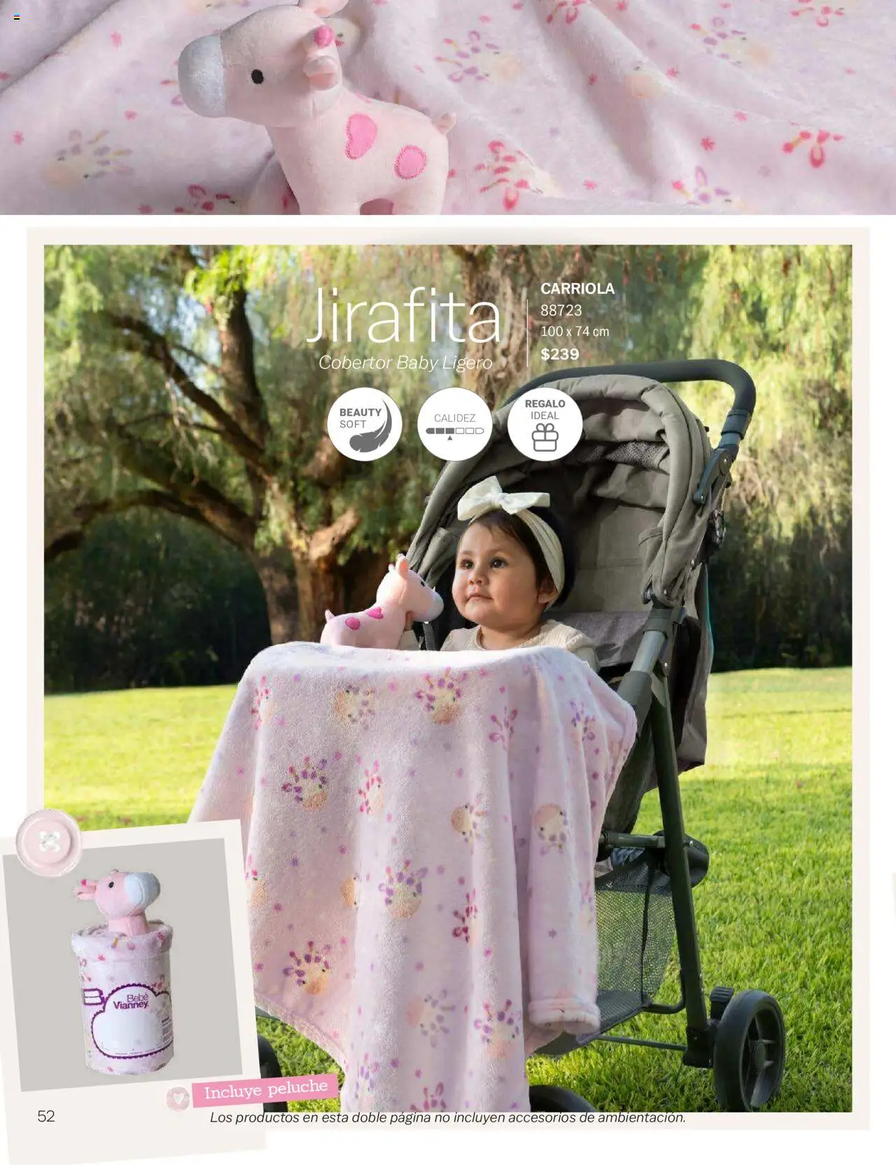 Nuevas ofertas de Vianney válidas en toda la República Mexicana desde el 15/08/2025. ¡Encuentra las mejores ofertas en Vianney - Catálogo Bebé! | Página: 54 | Productos: Carriola, Cobertor