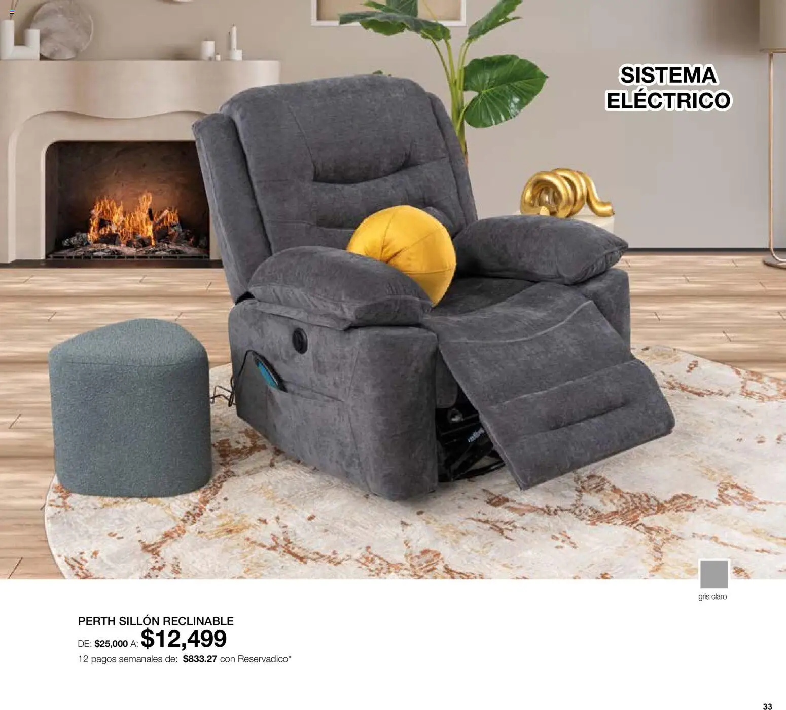 Nuevas ofertas de Muebles Dico válidas en toda la República Mexicana desde el 07.05.2026. ¡Encuentra las mejores ofertas en Muebles Dico catálogo Medio año, medio precio! | Página: 33