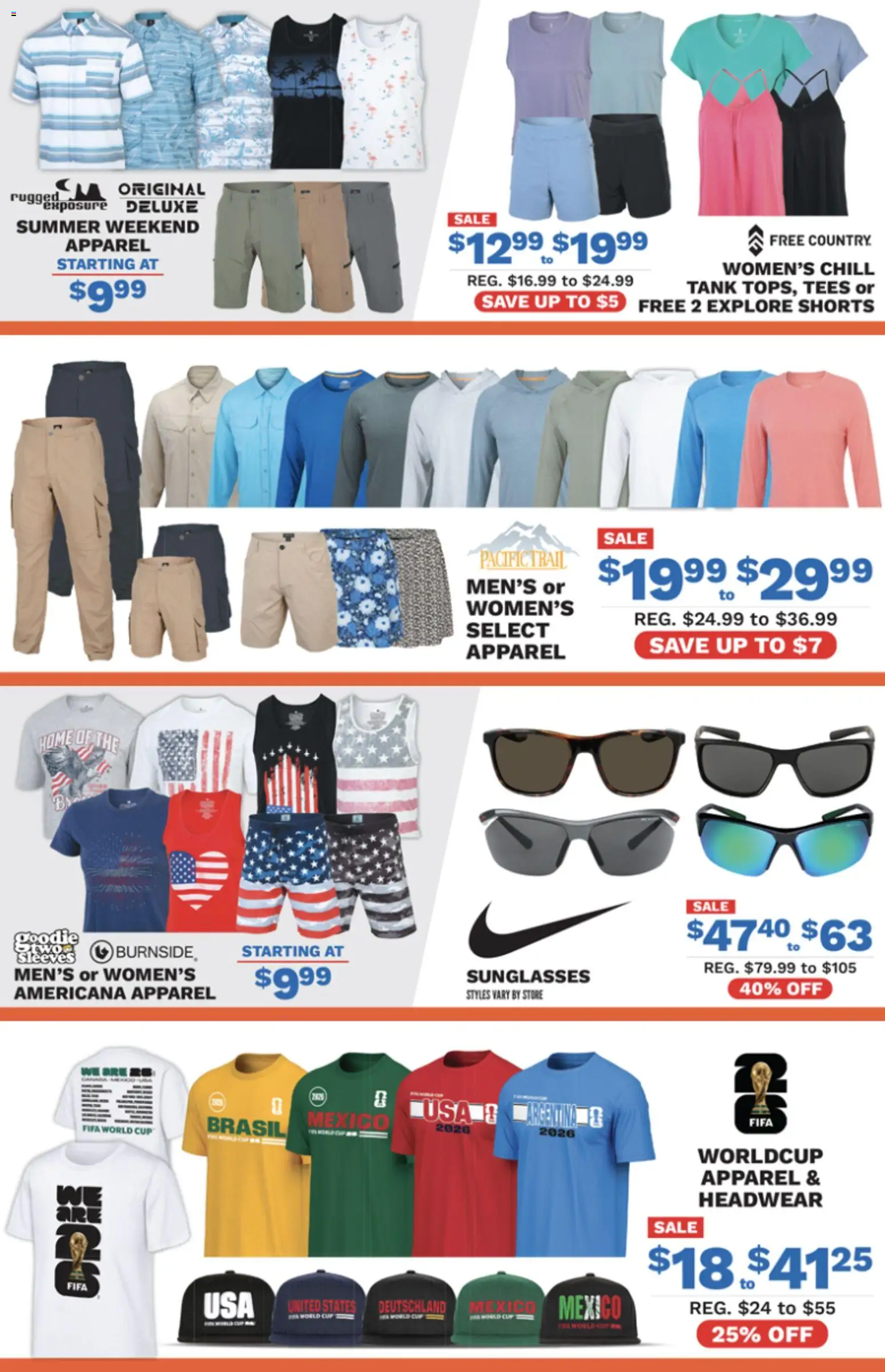 Big 5 Sporting Goods Weekly Ad - valid from 06/29/2026 | Page: 2 | Products: Shorts