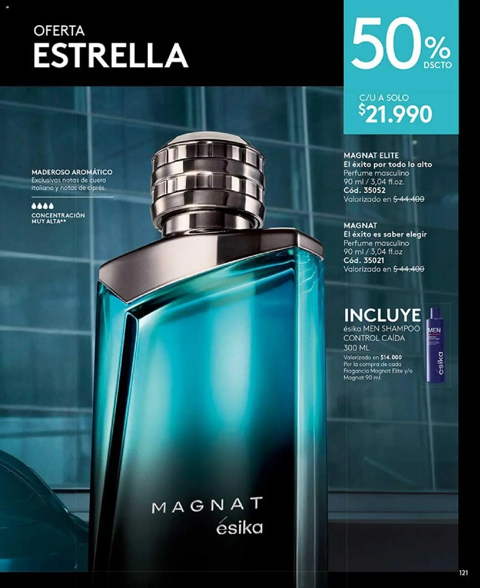 Catálogo Ésika Campaña 12 │ válido desde el 06.07.2026 | Página: 121 | Productos: Perfume, Fragancia, Shampoo
