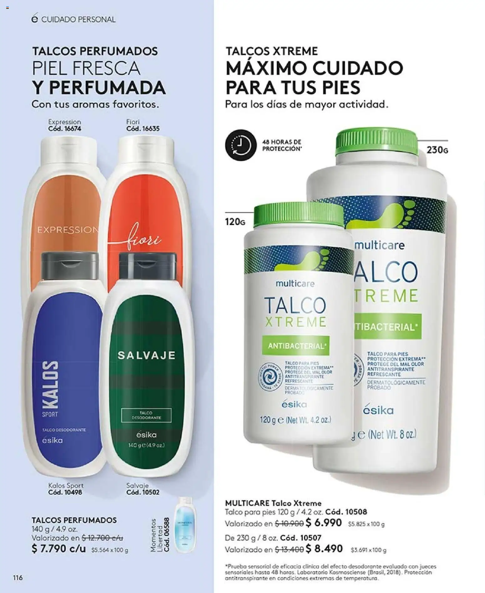 Catálogo Ésika Campaña 12 │ válido desde el 06.07.2026 | Página: 116 | Productos: Desodorante, Antitranspirante