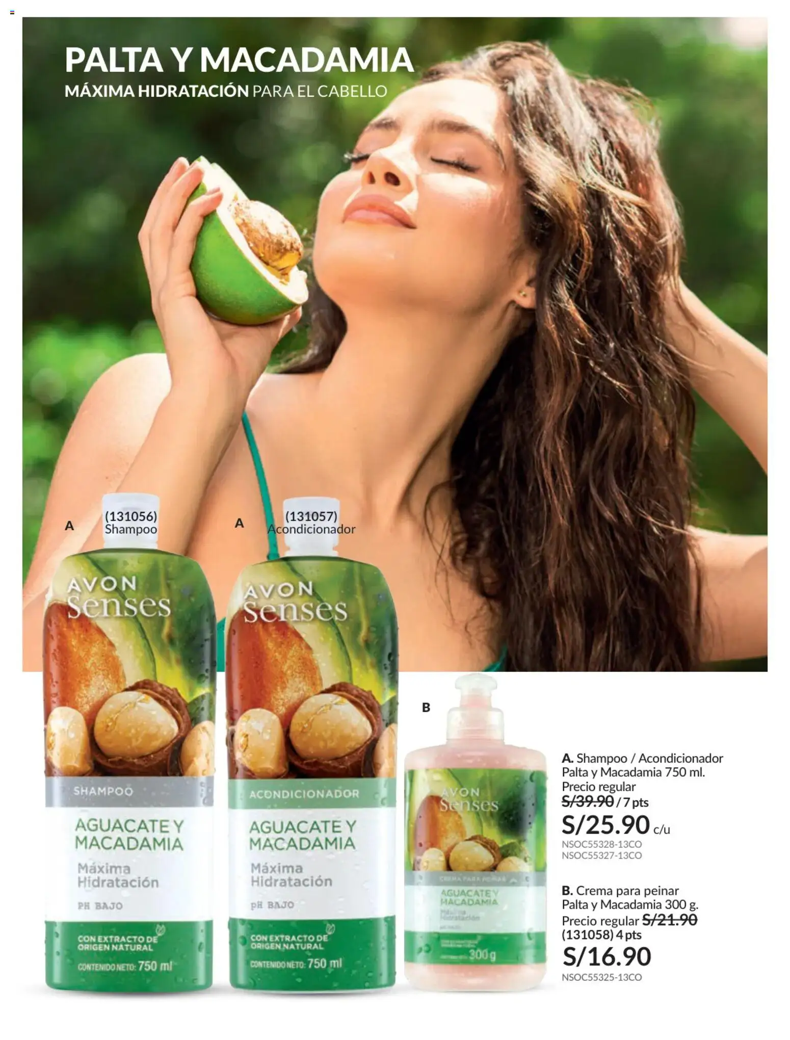 Catálogo Avon válido desde 17.06.2026 | Página: 175 | Productos: Shampoo, Acondicionador, Crema
