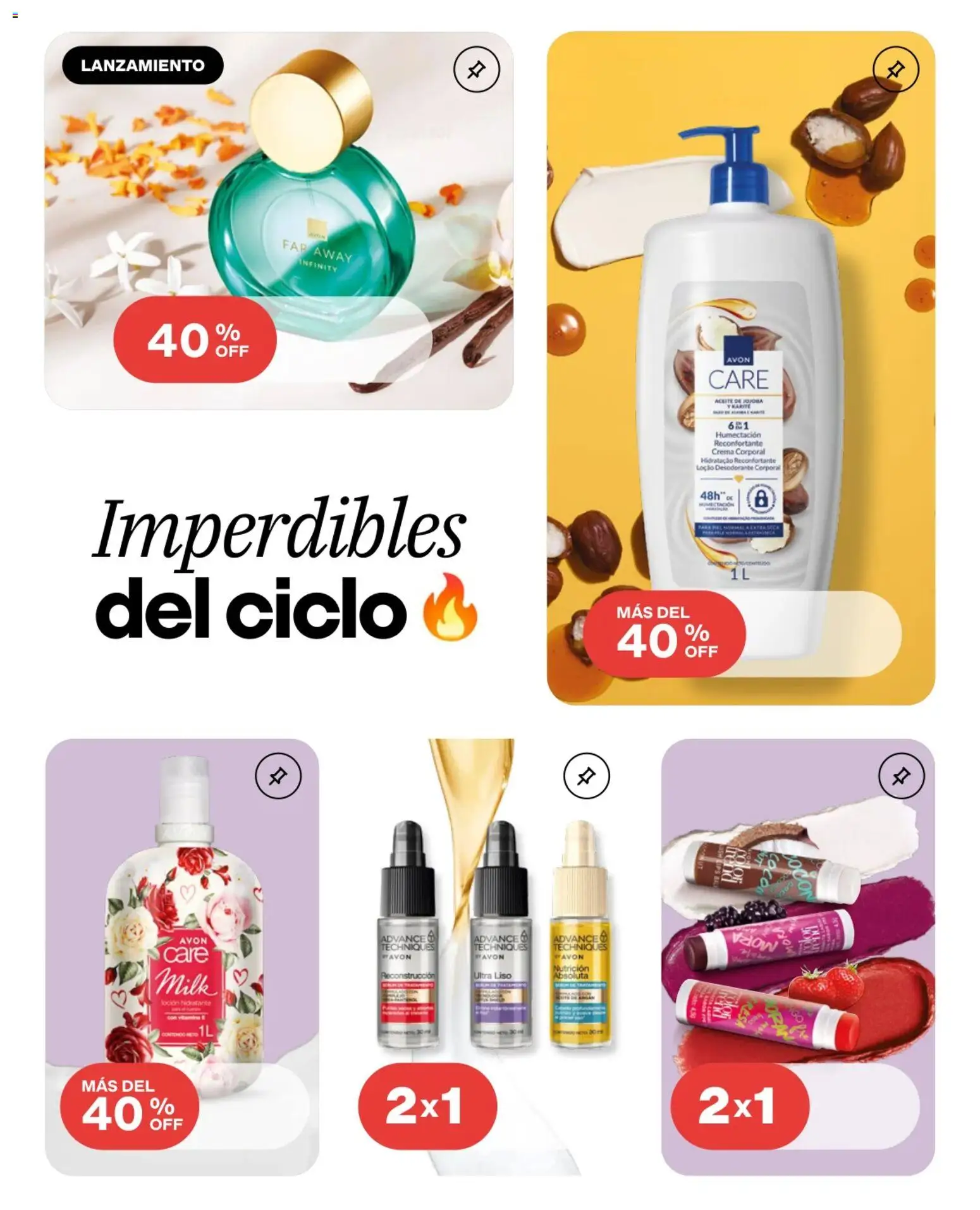 Avon revista - valida desde el 03/08/2026 | Página: 2 | Productos: Crema, Mora, Desodorante, Aceite