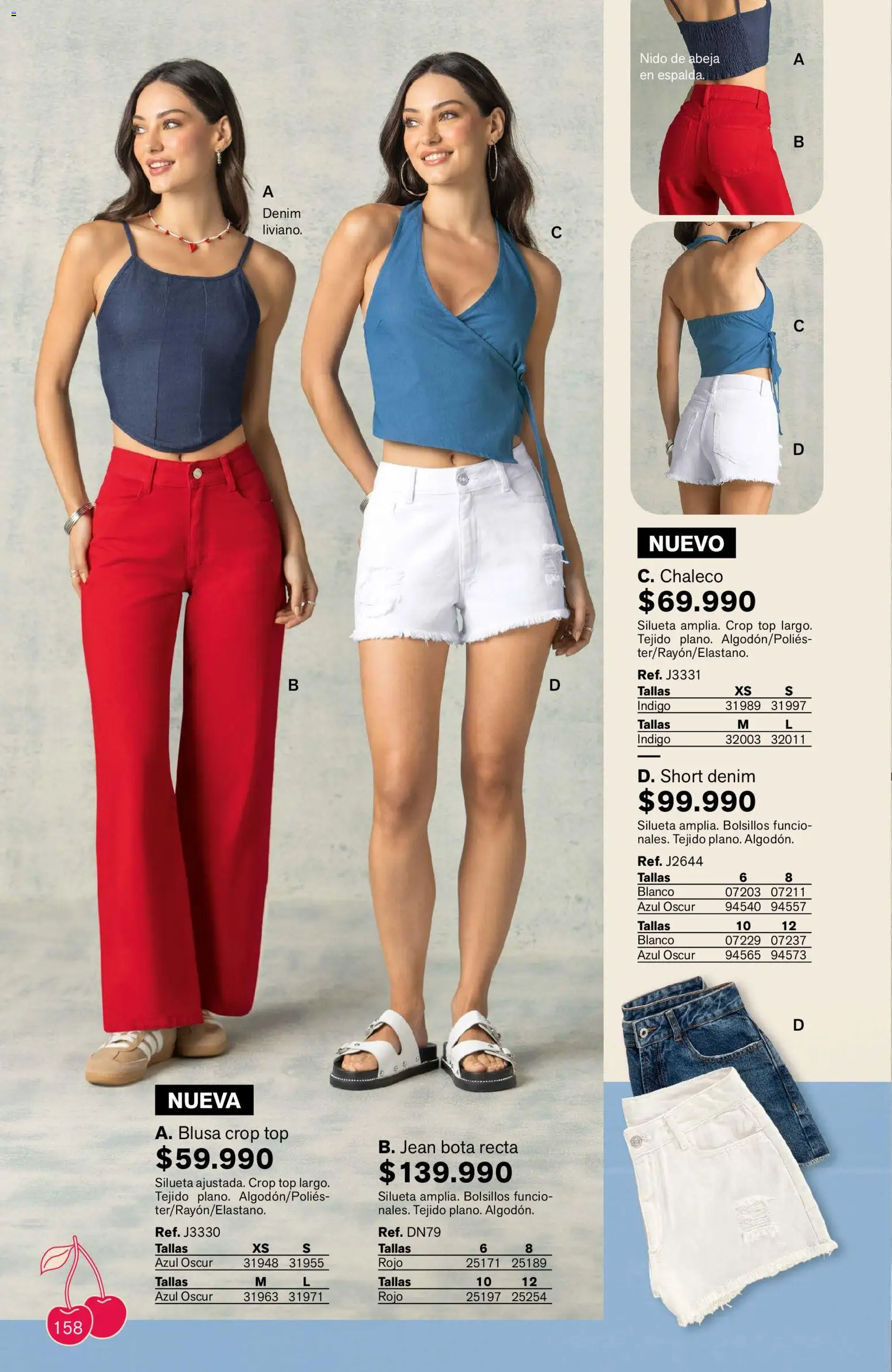 Leonisa revista - valida desde el 01/10/2026 | Página: 158 | Productos: Bolsillos, Short, Top, Chaleco