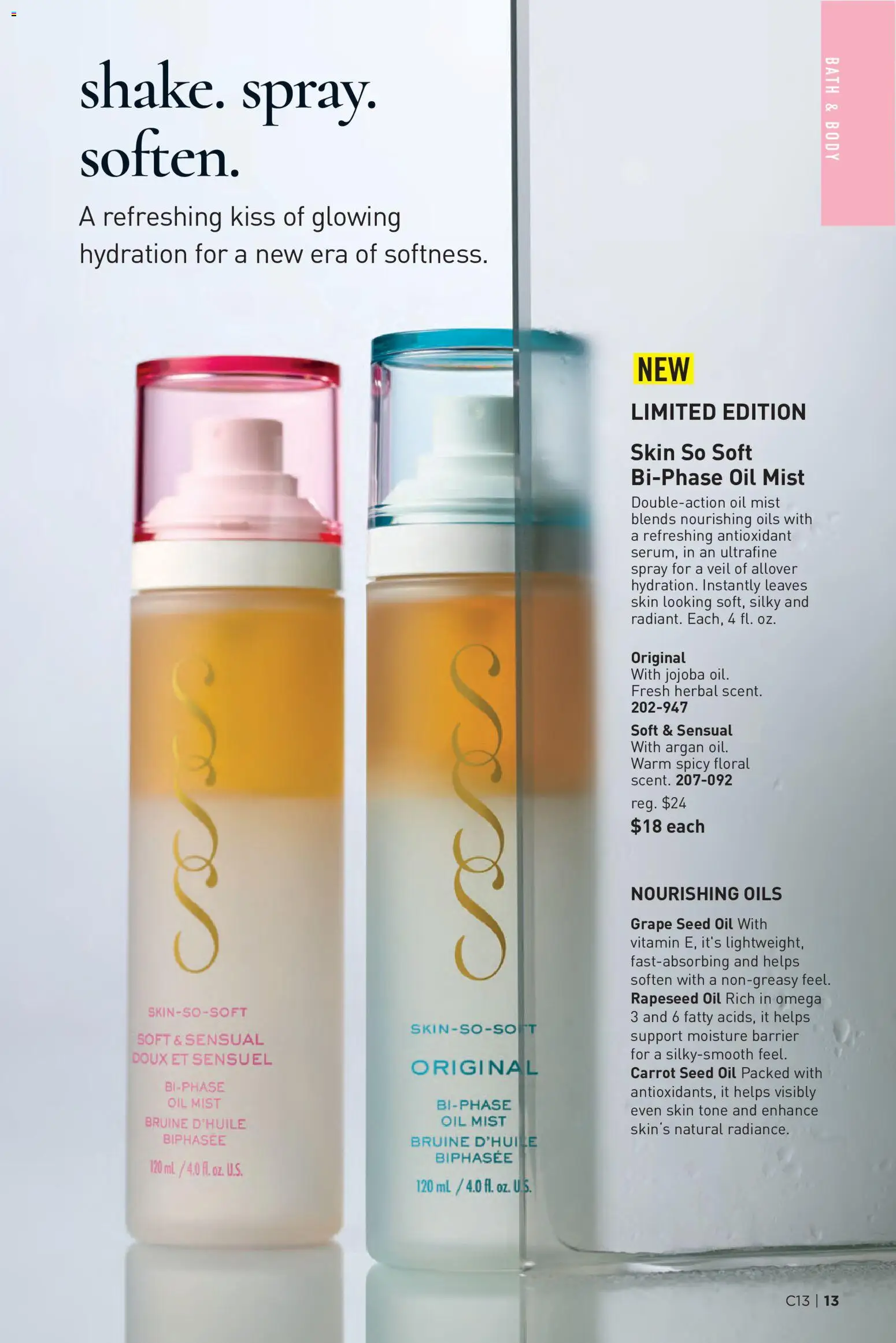 Avon Brochure - valid from 17.06.2026 | Page: 13 | Products: Vitamin, Bath, Oil, Carrot