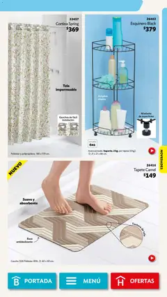 Vista previa de Betterware campaña 6 2026, nuevo folleto de la tienda, válido en México a partir del 01.06.2026 | Página: 91 | Productos: Repisa, Té, Tapete